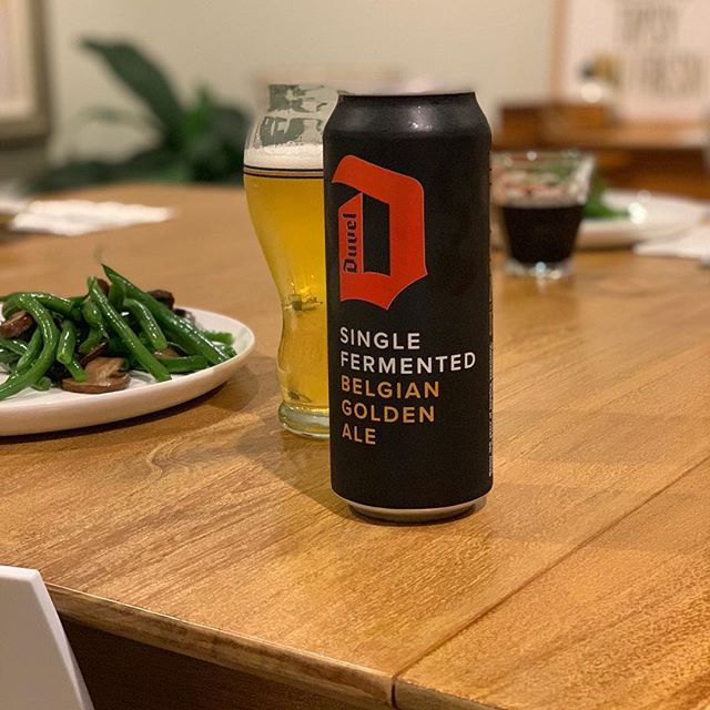 Dutch tallboy back home,
Golden ale and family,
They pair pretty well. #duvel #singlefermentedbelgiangoldenale #belgianbeer #ale #tallboy #haiku