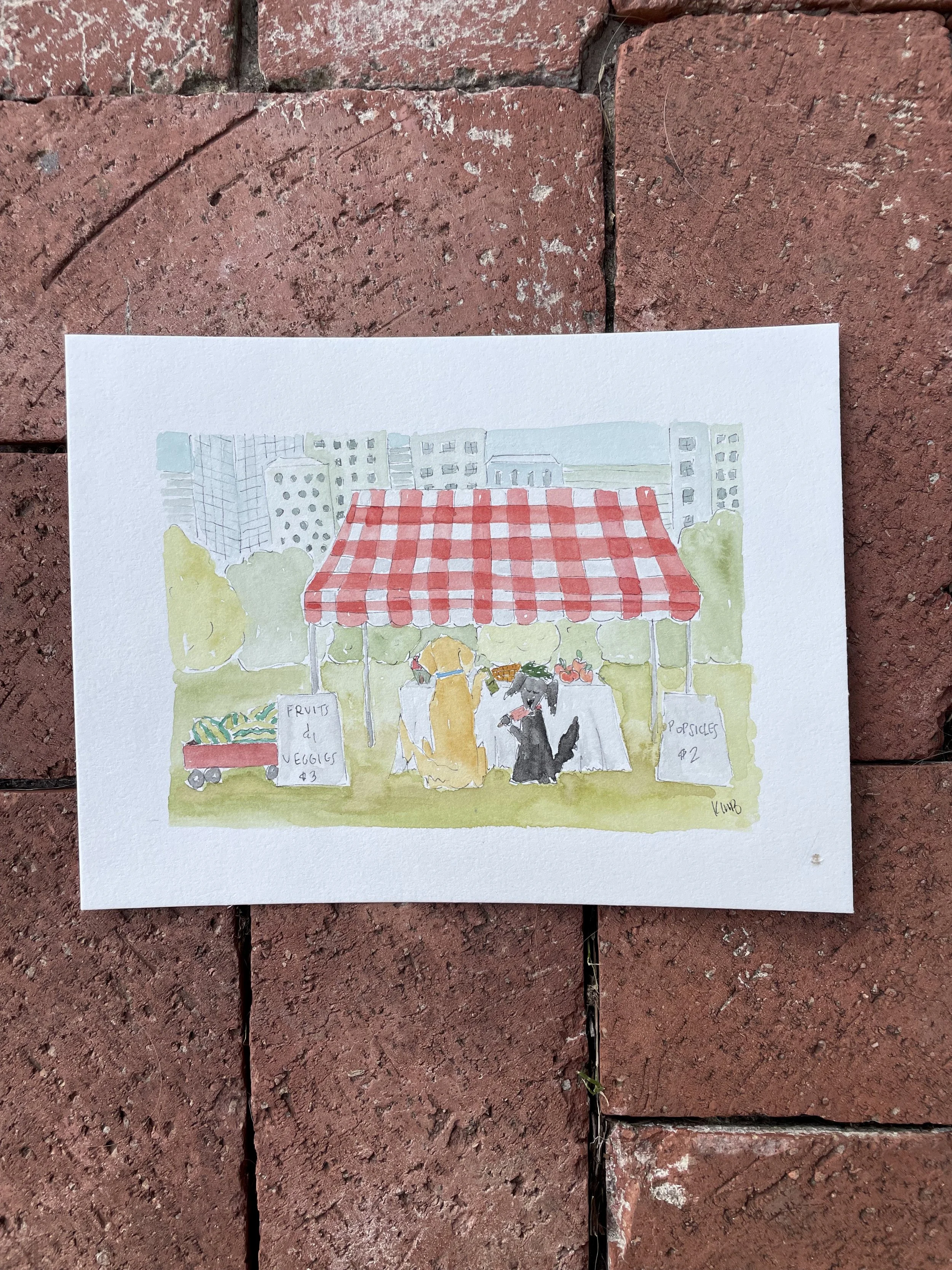 Farmer's Market Pups