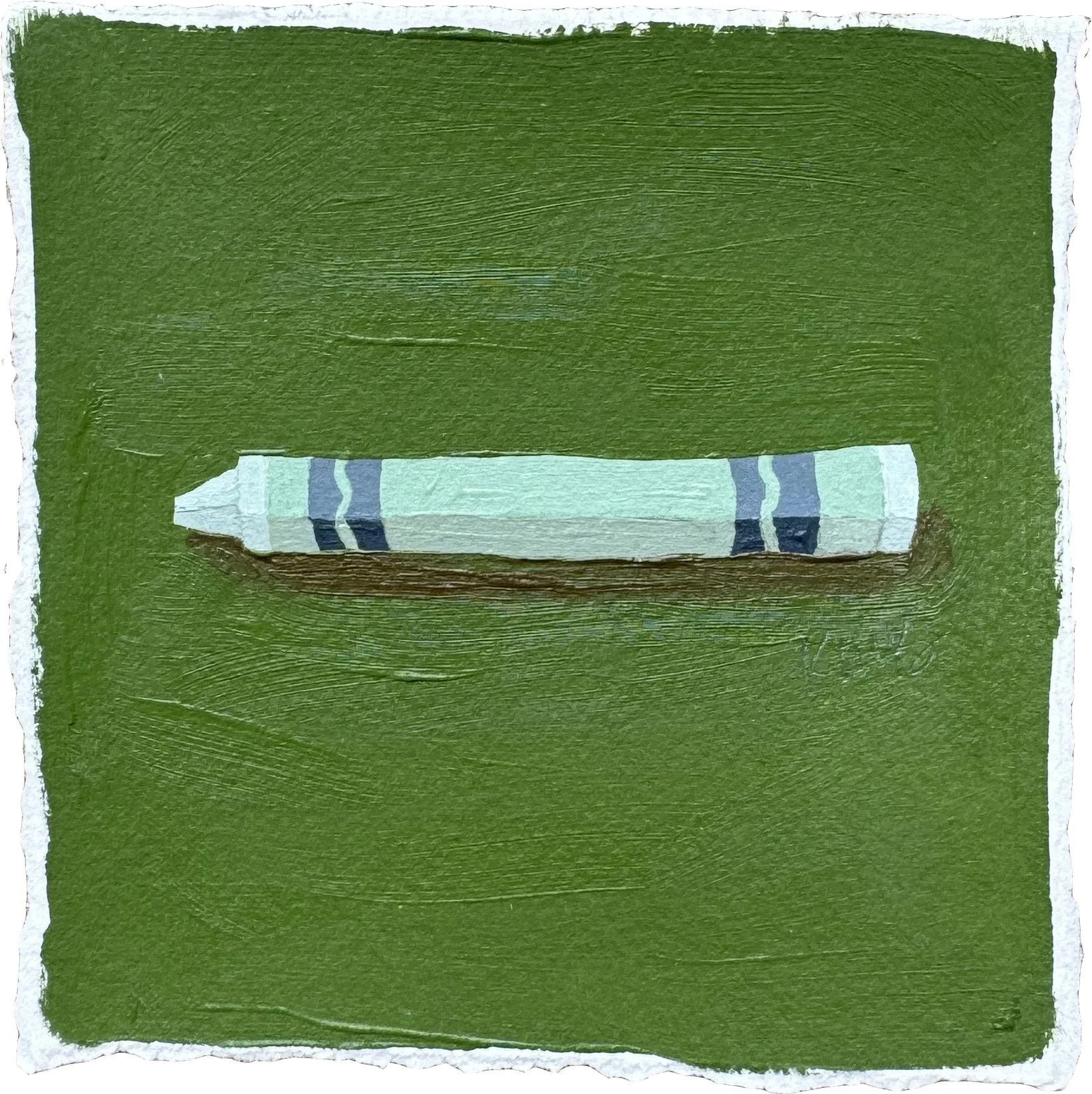 Gray Green Crayon