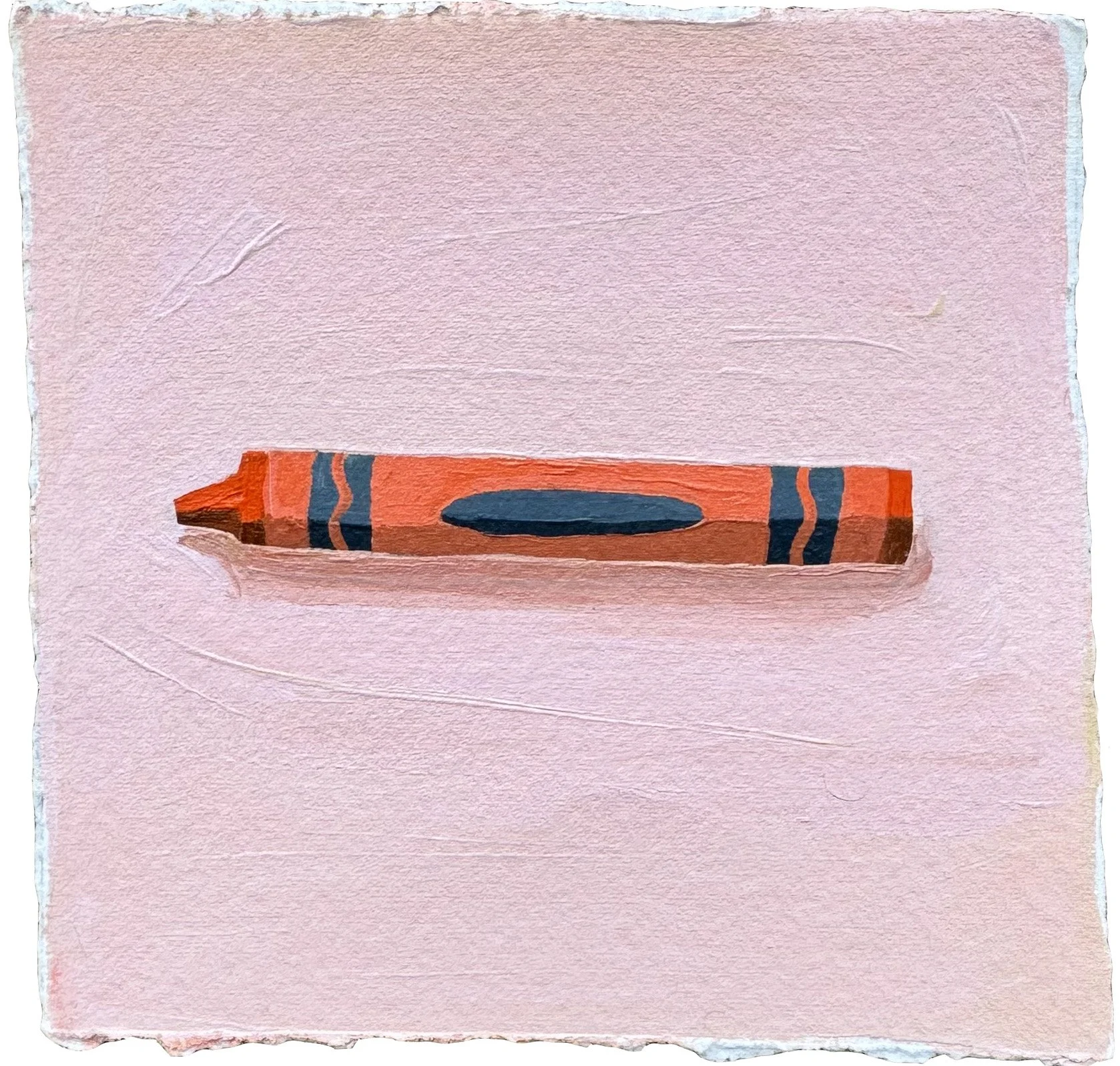 Red Orange Crayon