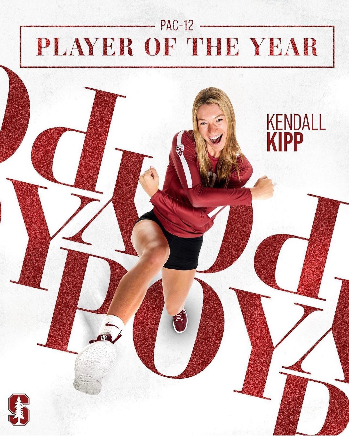 Congratulations to LBVBC Alum Kendall Kip for being named Pac12 Player of the year! We&rsquo;re so proud of you! 🏐 #lbvbc #lbvbcfamily #lbvbcalum @kendallkipp