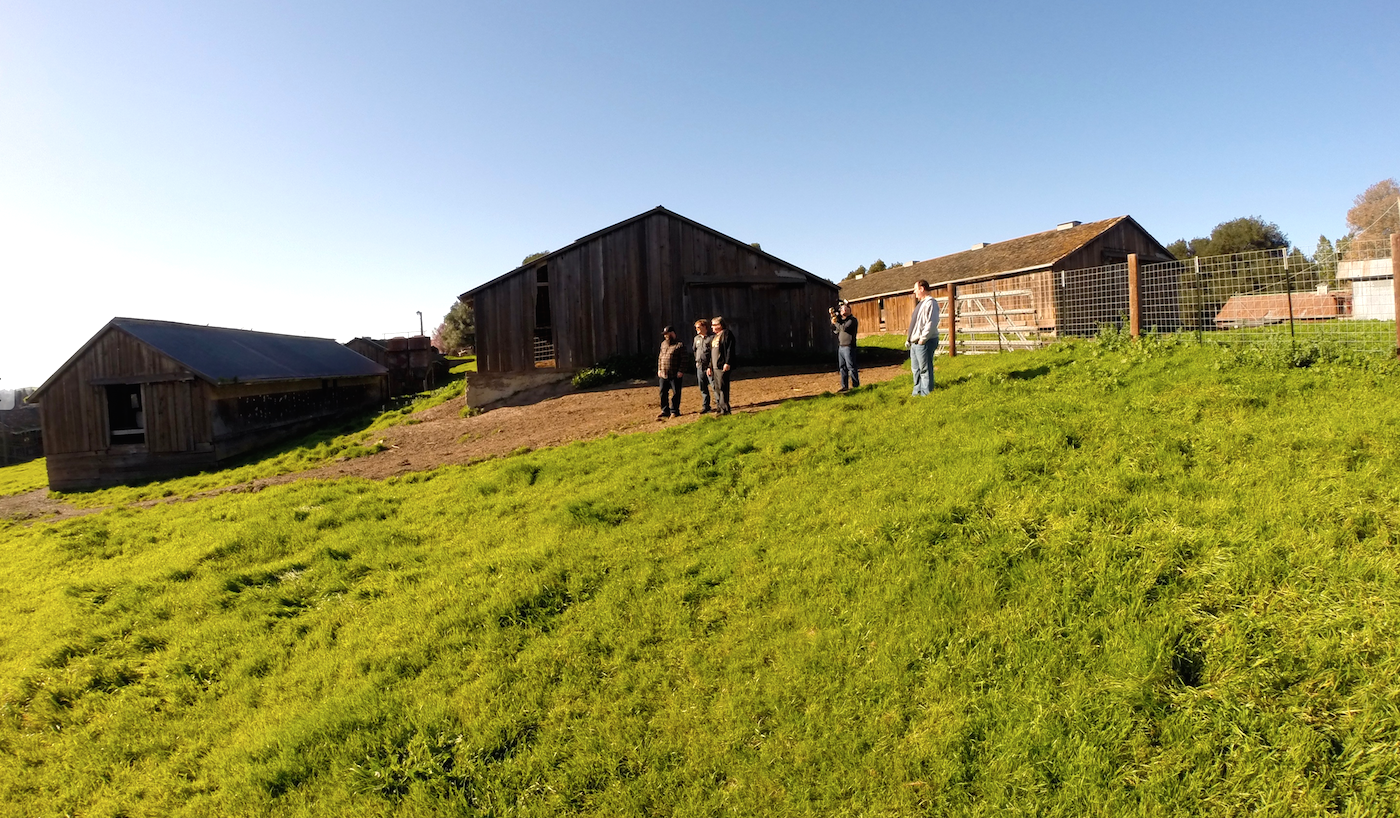 An amazing conversation on the Lagunitas Farm.