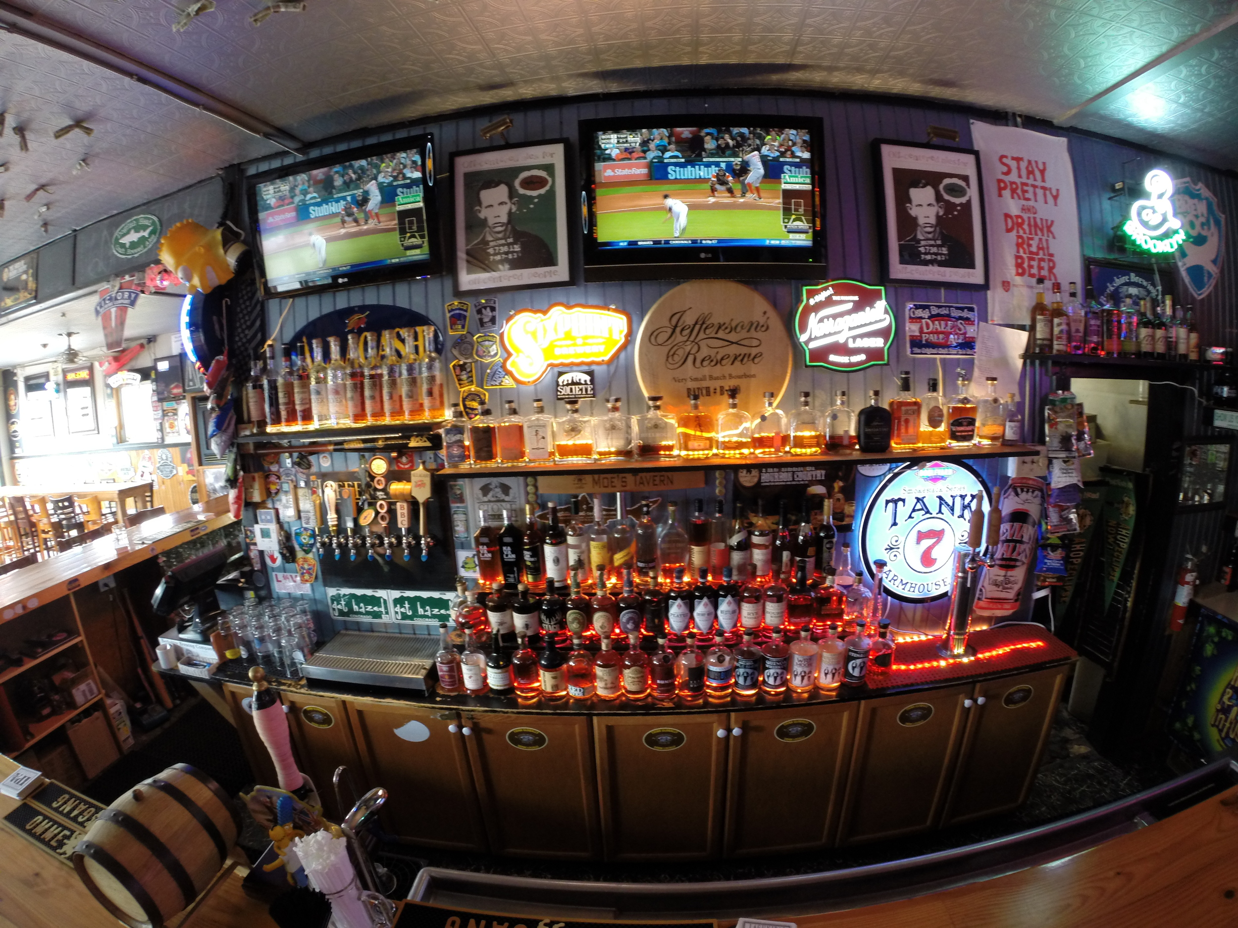 Western Mass, Trader Moe's and a house bourbon called Schitt's Creek.