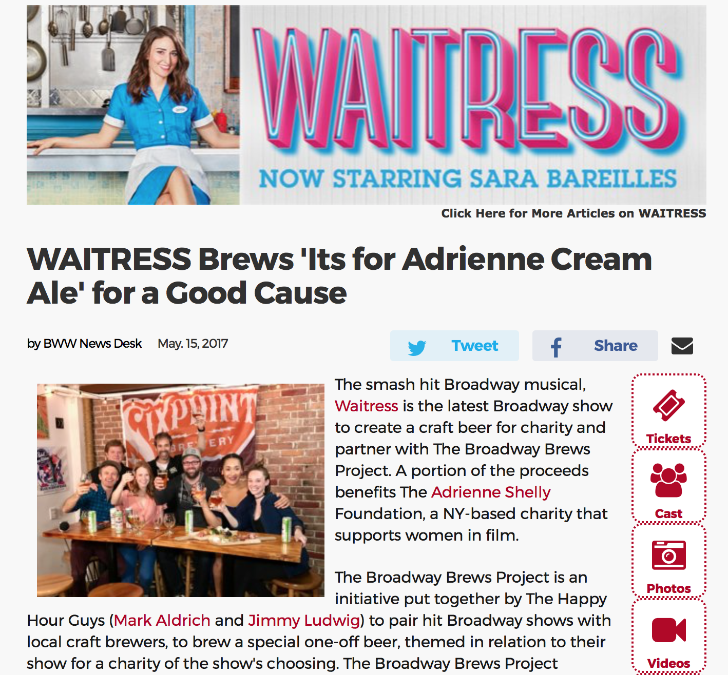 Release of "It's for Adrienne" is Sunday 5/21!