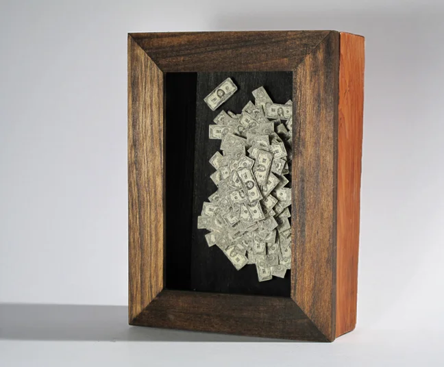 "MO' PROBLEMS" mixed media 2011