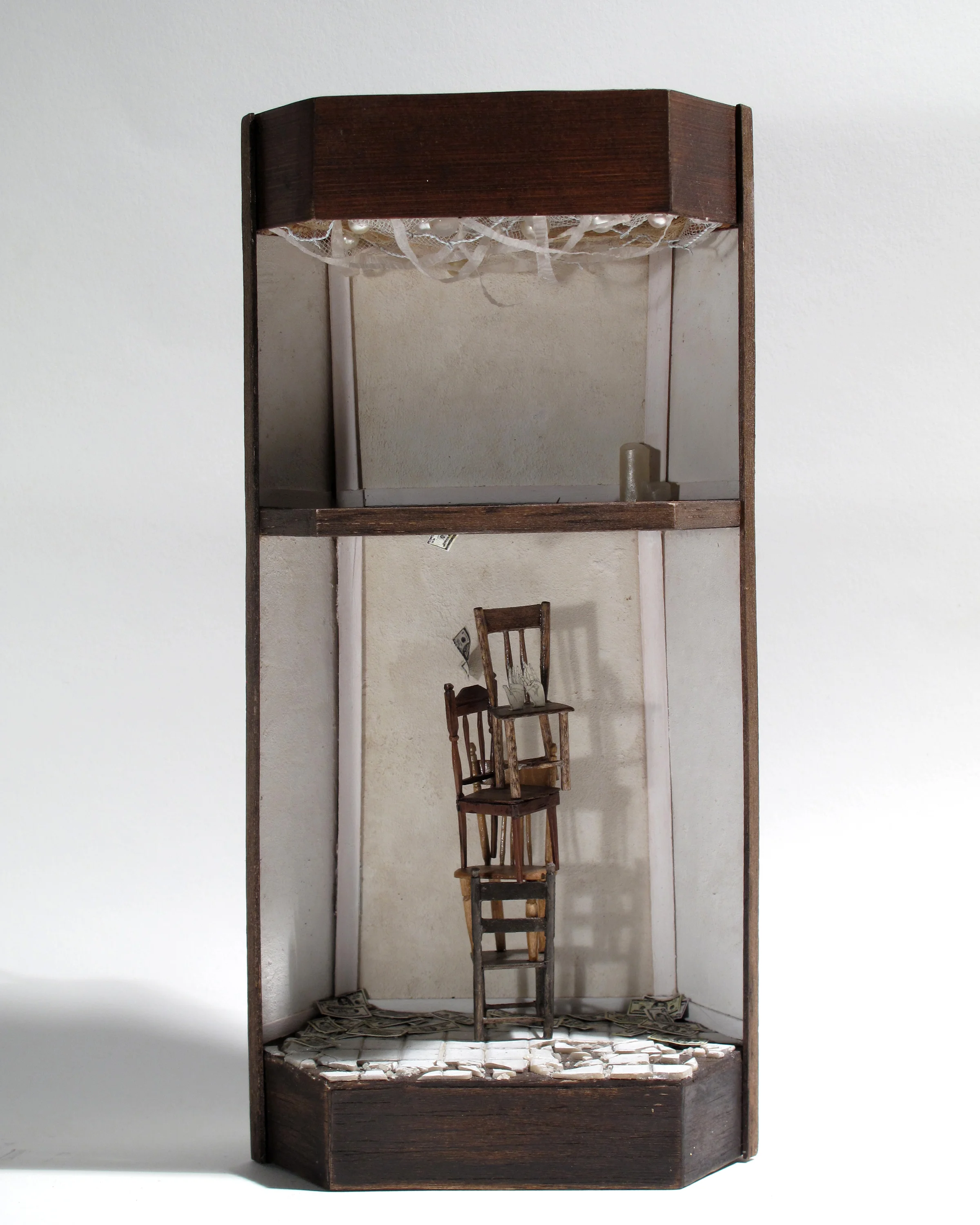 "THERE'S NOTHING HERE, NOTHING THERE" mixed media 2011