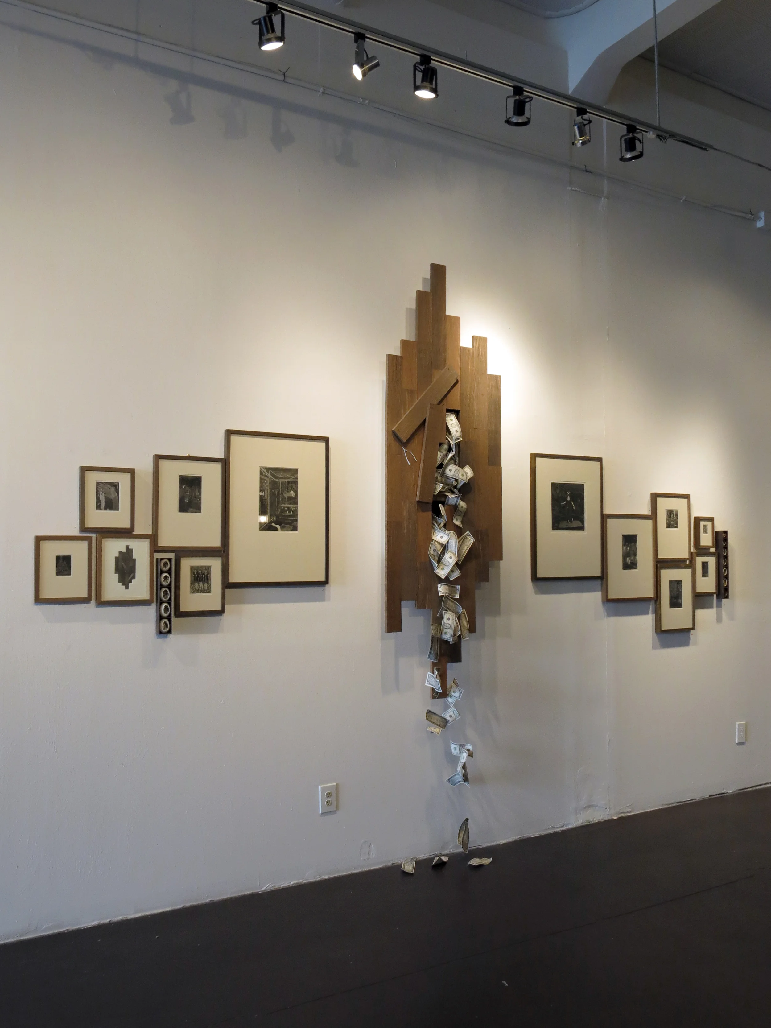  INSTALLATION VIEW FROM "HOW WE ARE WHY" EXHBIT AT LEQUIVIVE GALLERY  2013 