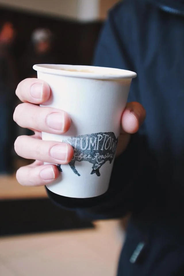 "Kevin don't drink that latte, just hold it!"