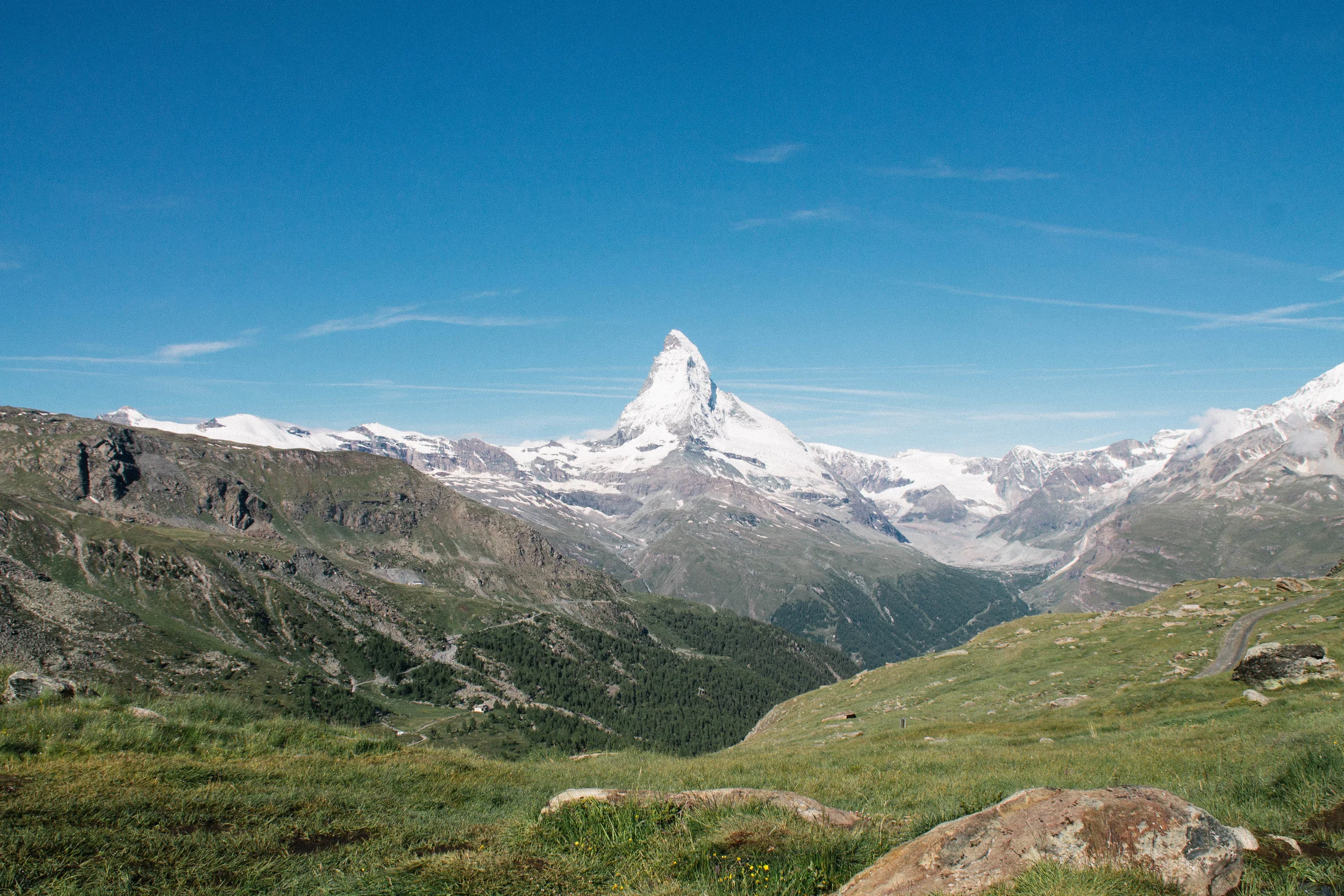 Zermatt Matterhorn Toblerone Mountain Switzerland Travel