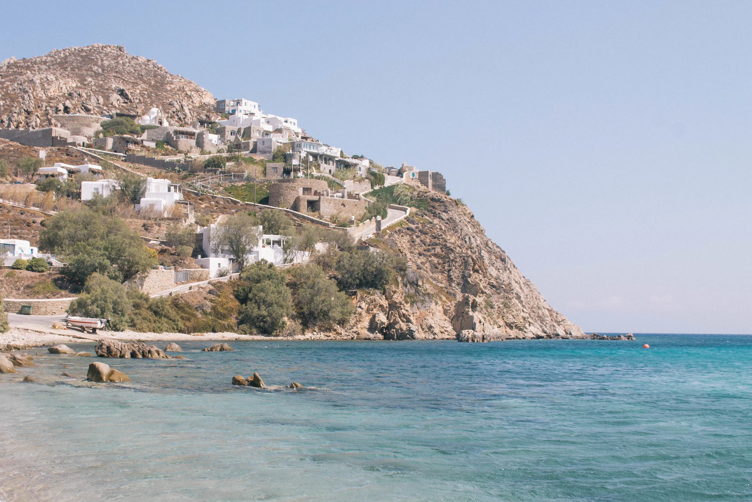 Elia Beach, Mykonos Greece