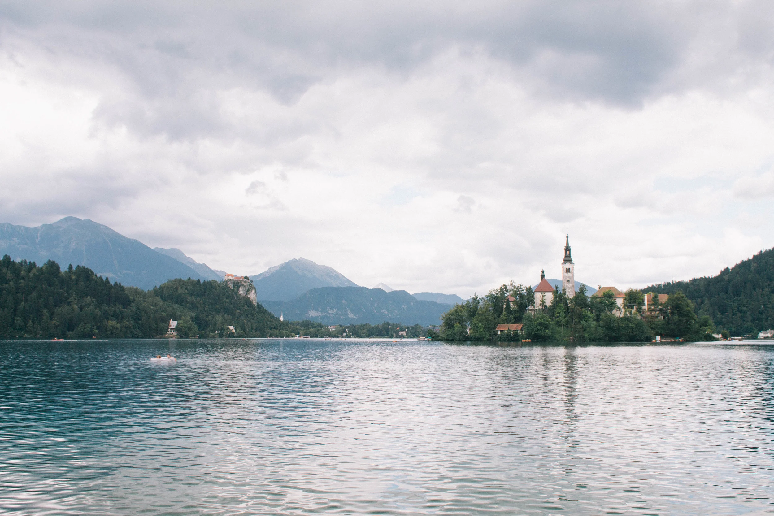 View from Lake Bled, Slovenia