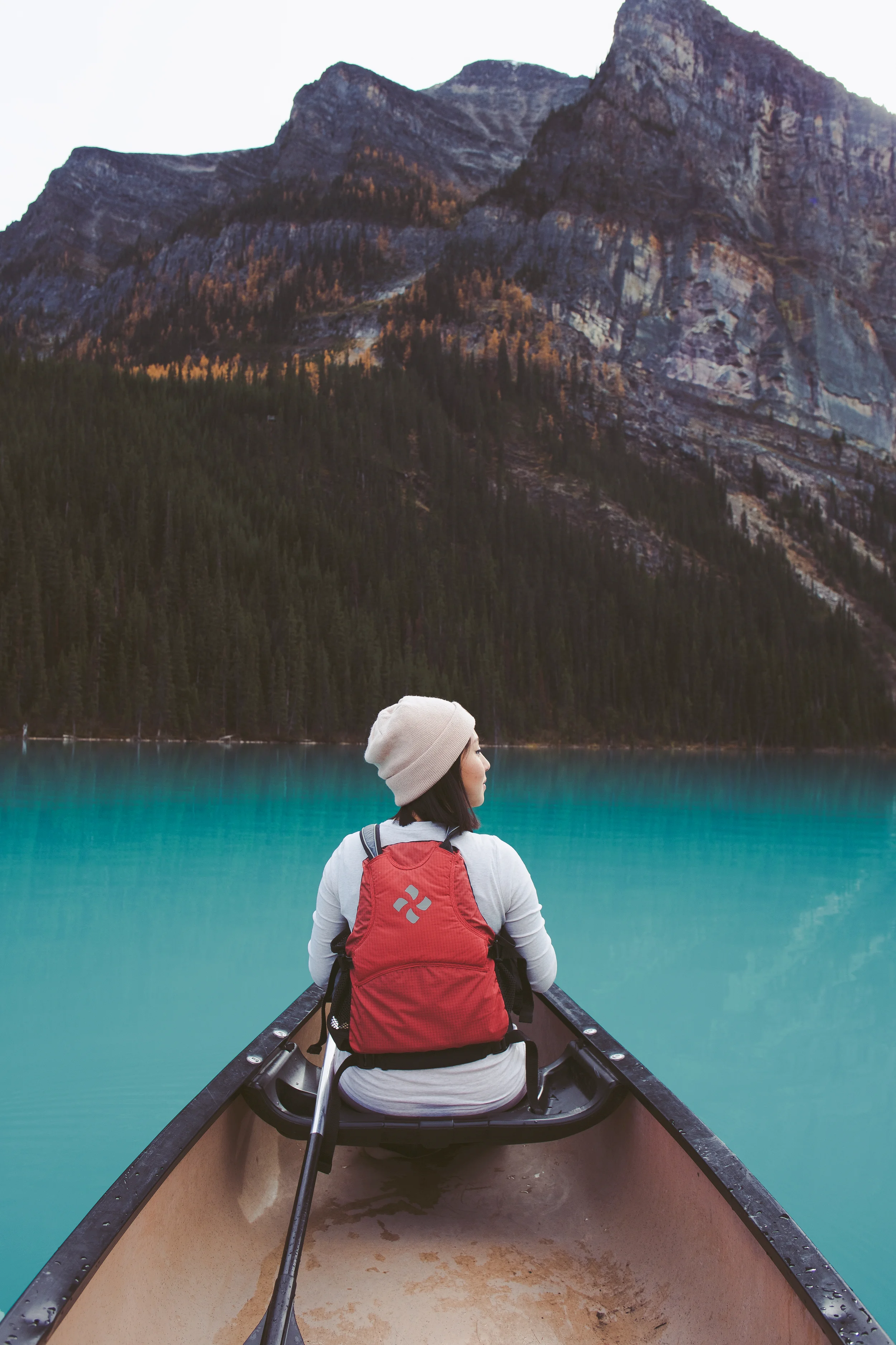 Canoeing Lake Louise