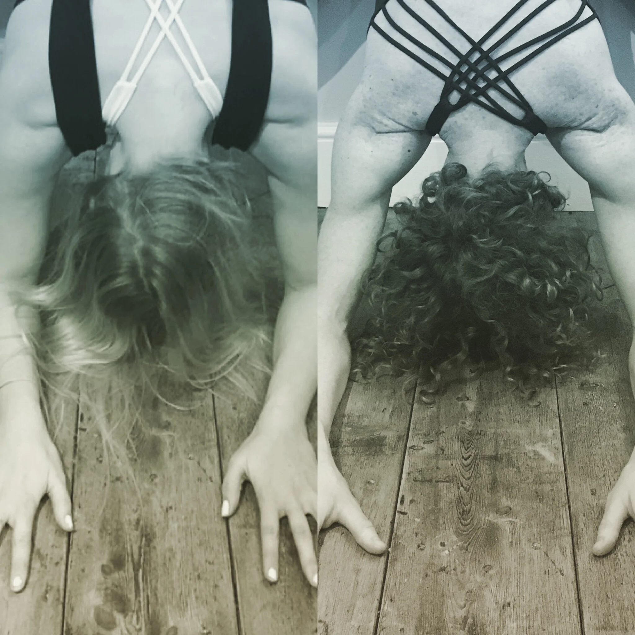 Lucinda Gosling and Rose Murray yoga duo