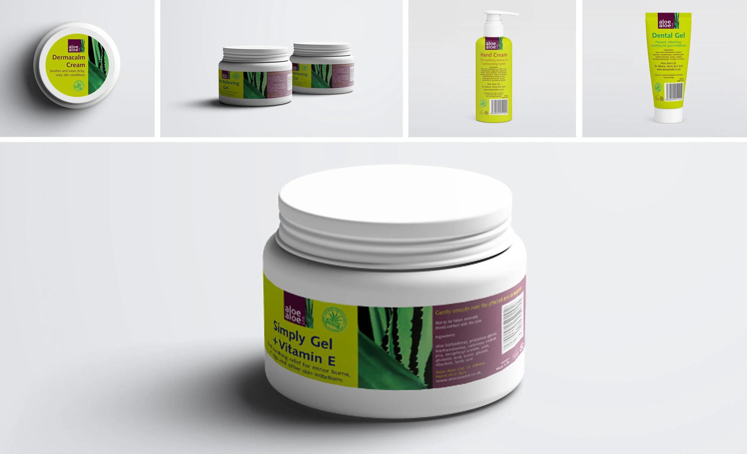  [ Beauty product labels ]  Concept &amp; Design    Aloe Aloe Ltd 