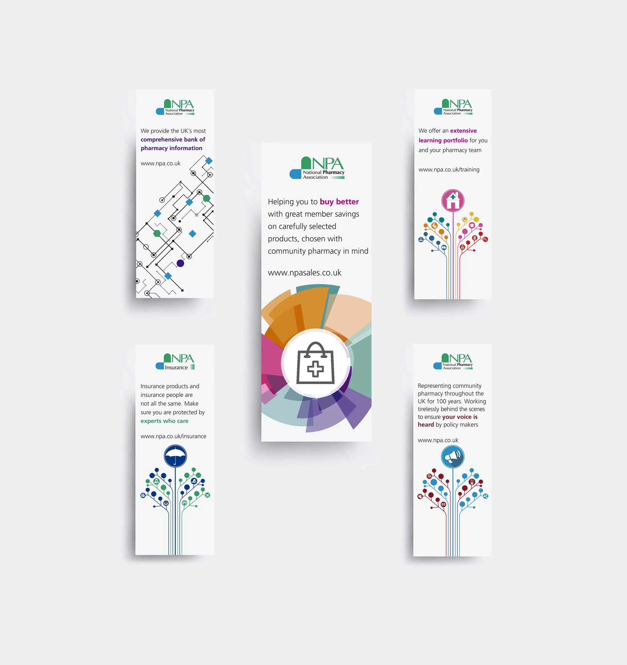  [ Exhibit pull-up banners ]   Collaborative project - concept &amp; design      The NPA  
