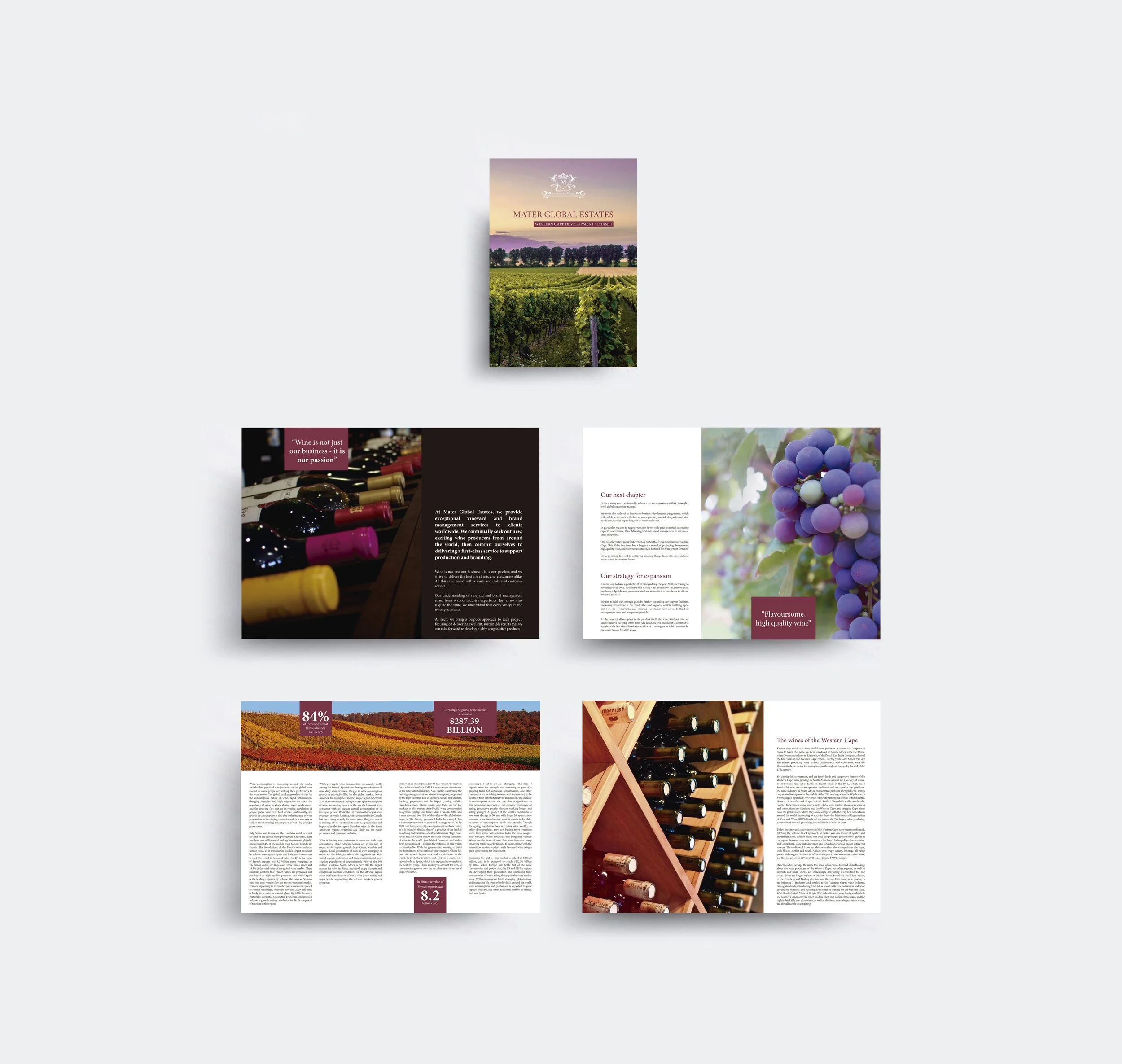  [ A4 brochure ]   Collaborative project - concept &amp; design      Mater Global Estates  