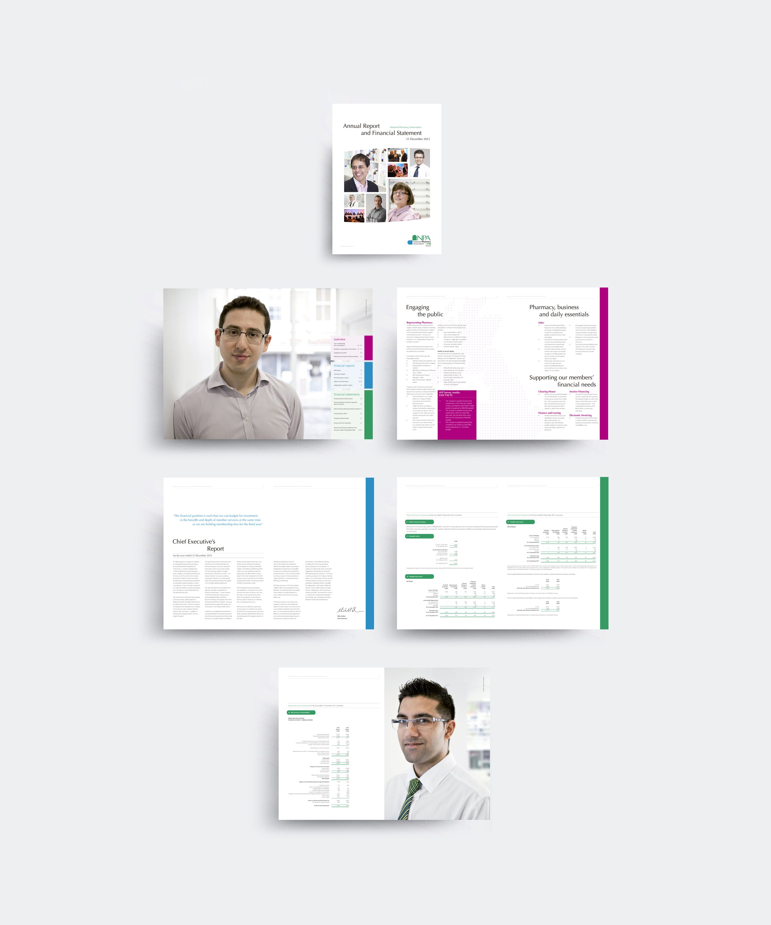  [ A4 44pp annual report ]   Concept &amp; design      The NPA  