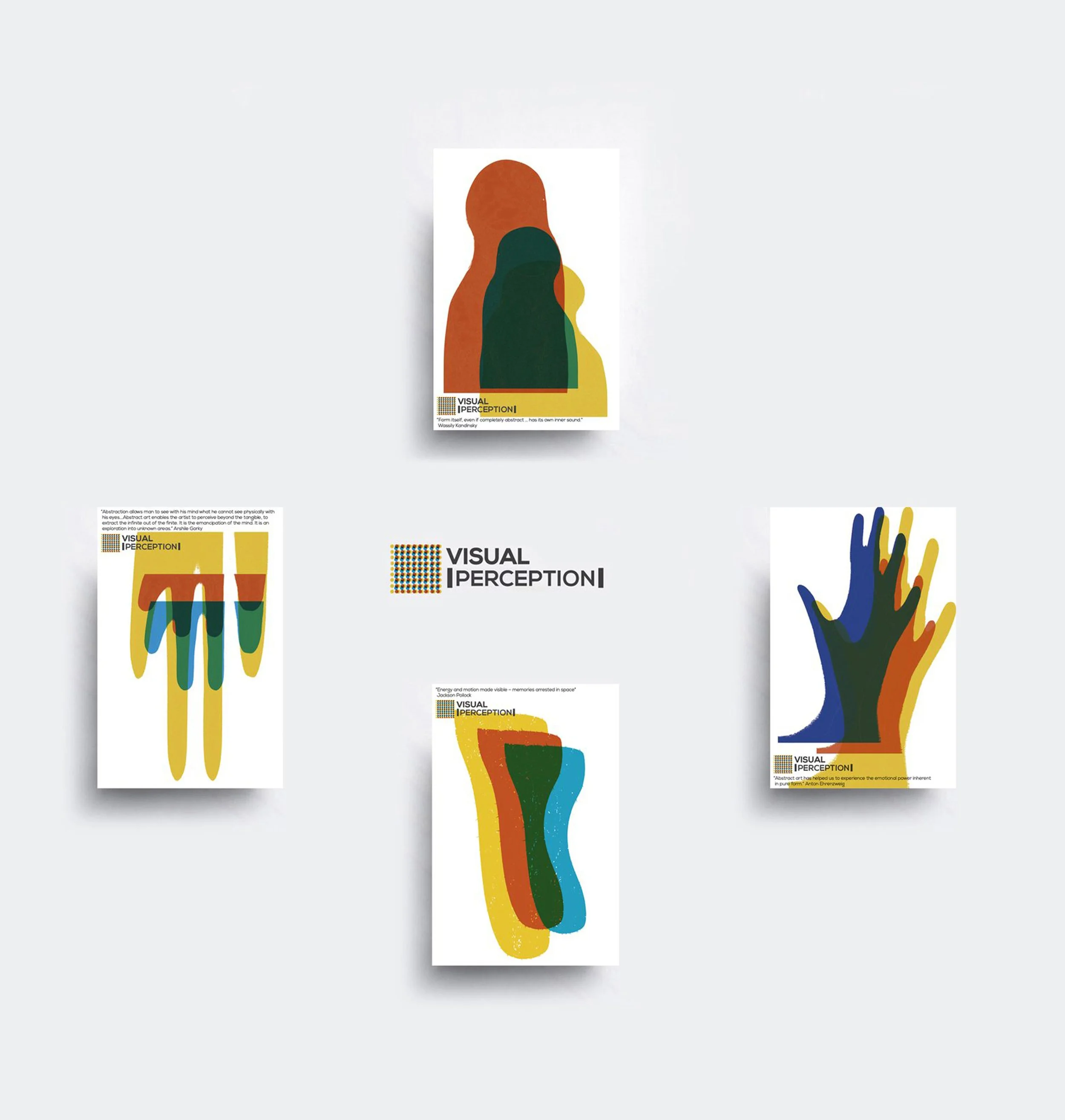  [ Abstract interpretations illustrated in a series of posters ]     Concept, Illustration &amp; design  