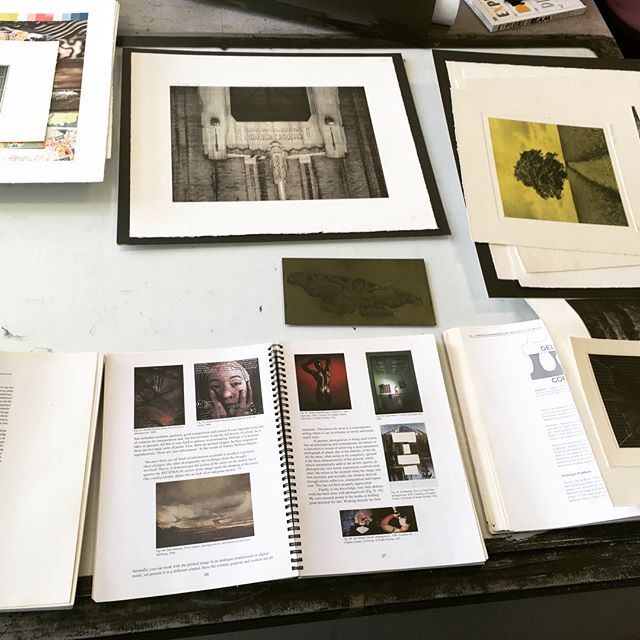 Great workshop yesterday for FdA photography and Lens-based media students with Dr Paul Thirkell. Spent the day looking at the #photogravure process making some lovely prints #UCW #creativearts #filmandmediaarts #lensbased #popmusic #musicproduction 