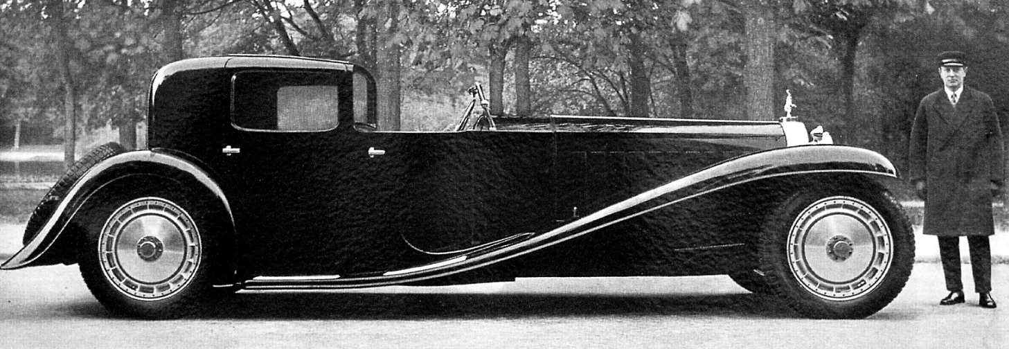 Bugatti Royale Napoleon Exact Replica created by AKVR for the Donnington Collection 