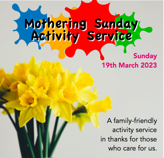 Mothering Sunday Activity Service