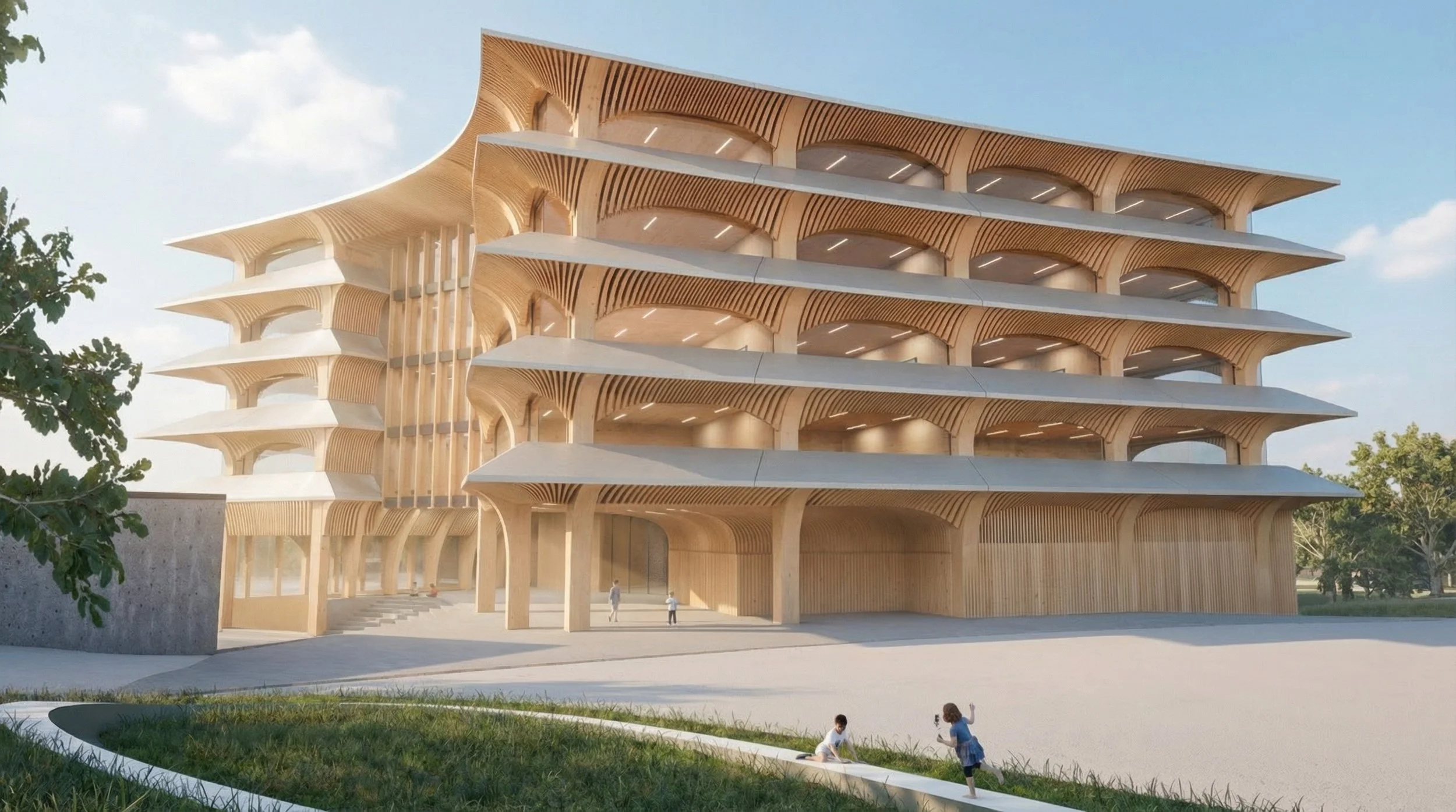 Luca Bacilieri, Architekt, Schule Brig