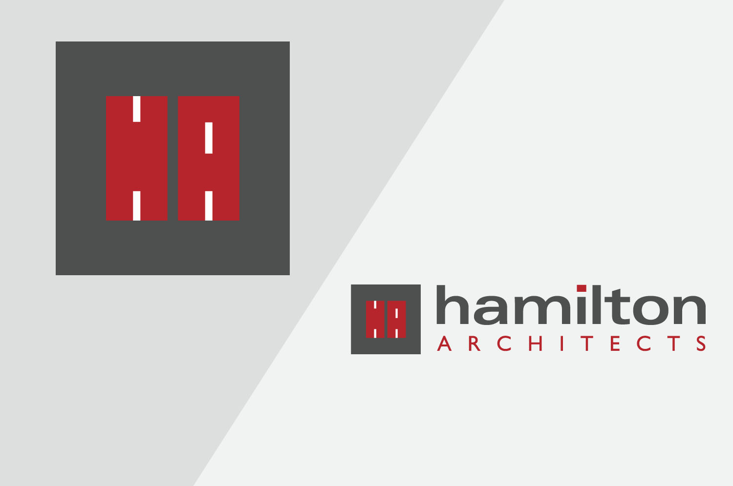  Brand identity design for Hamilton Architects, Belfast 