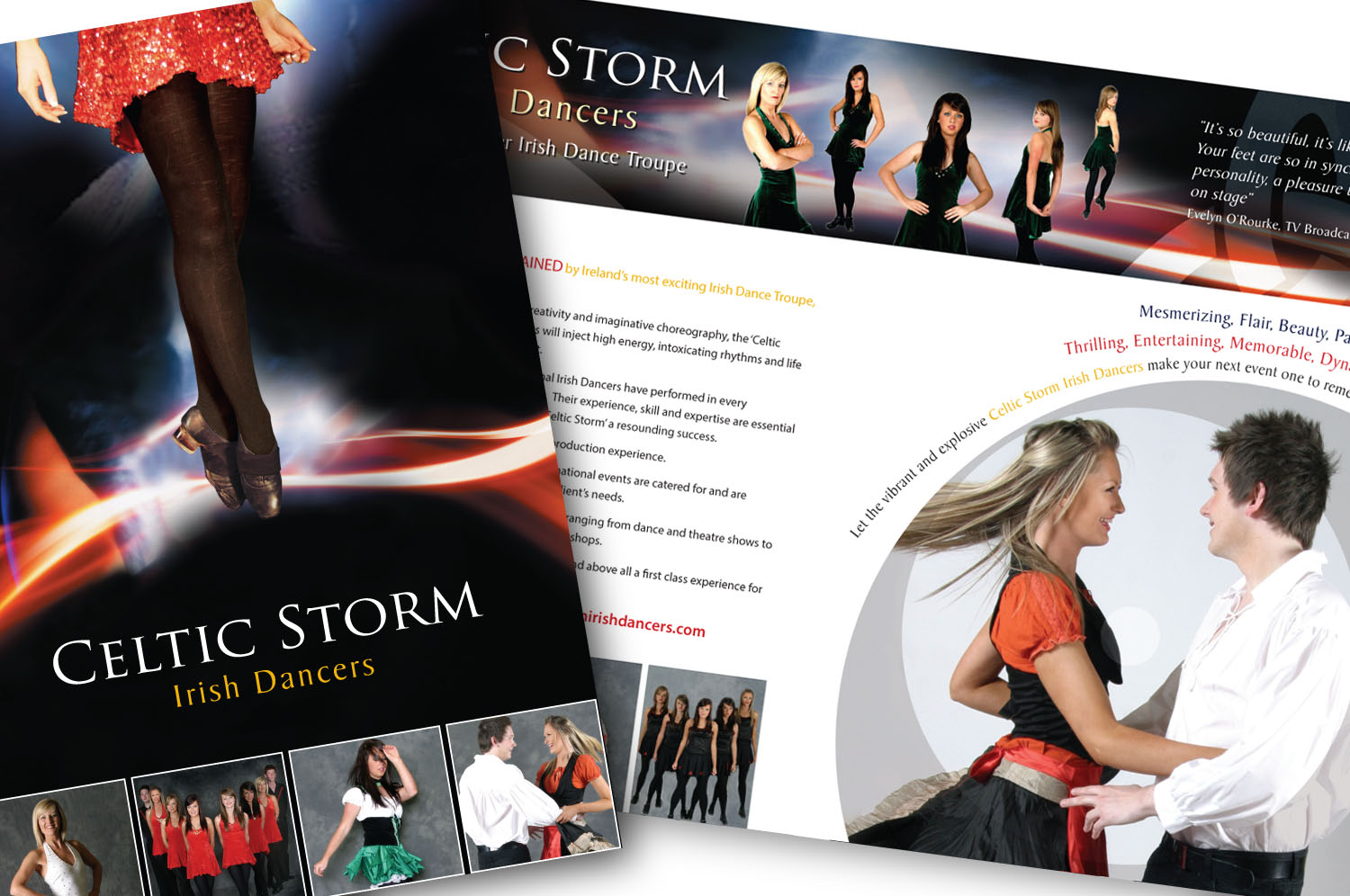  Design of promotional brochure for Celtic Storm, Co. Down  