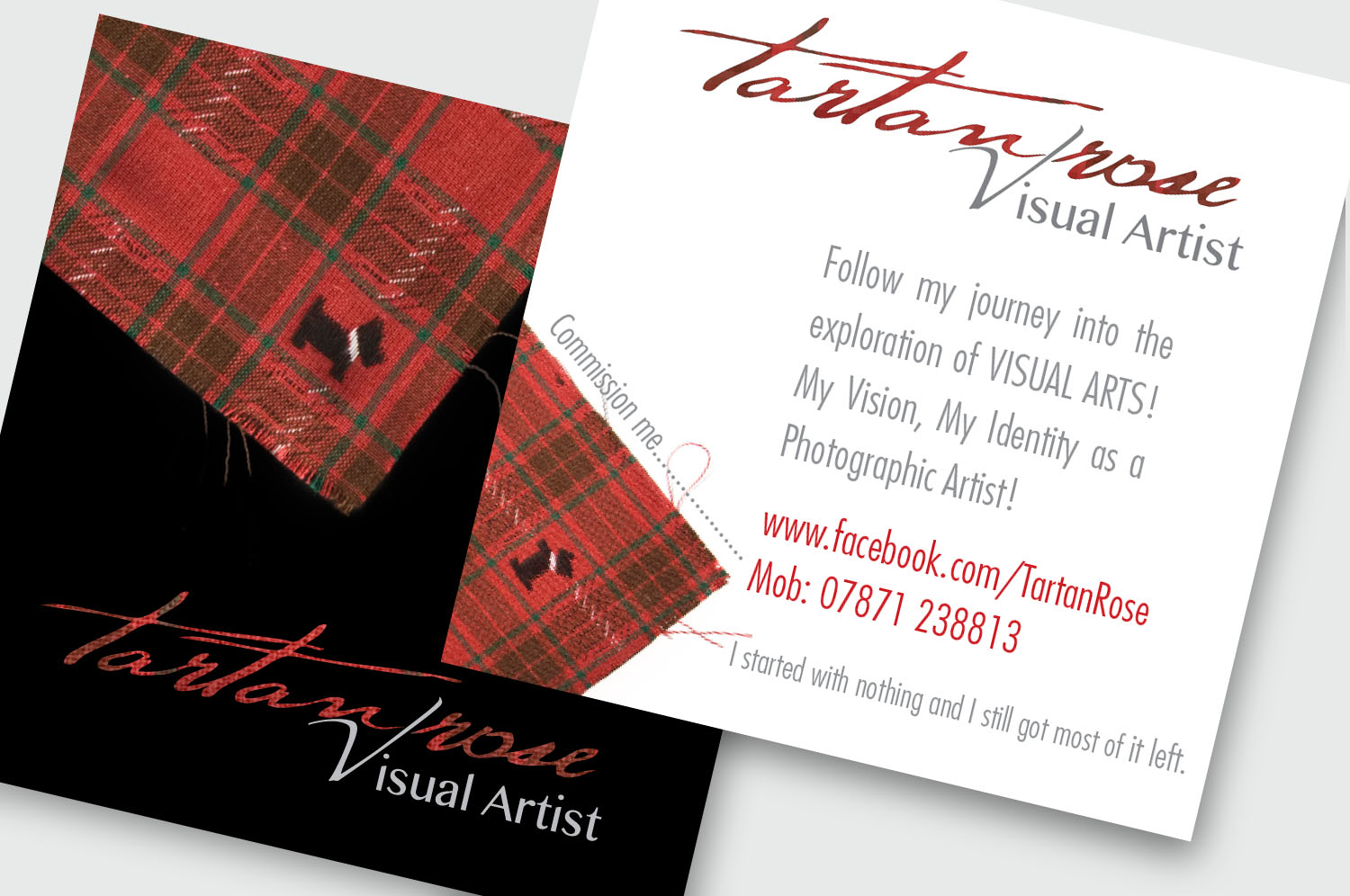  Brand identity design for Tartan Rose 