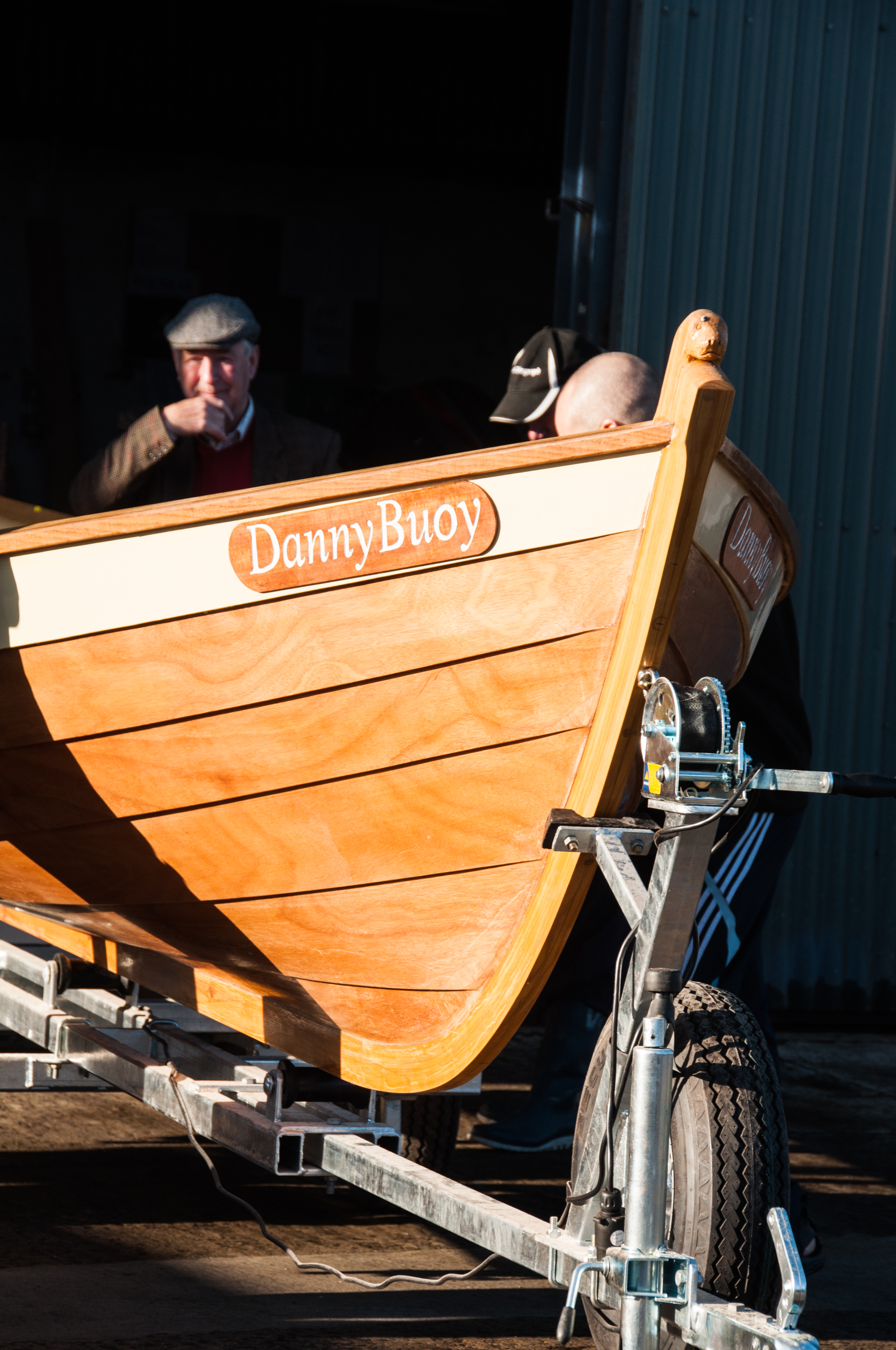 Danny Buoy leaving the Yard