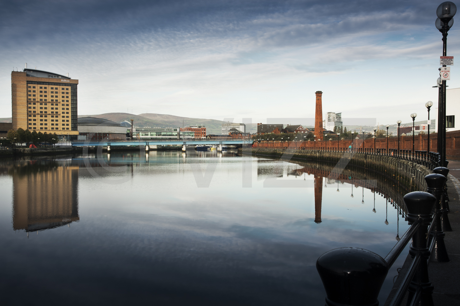 Lagan river panorama