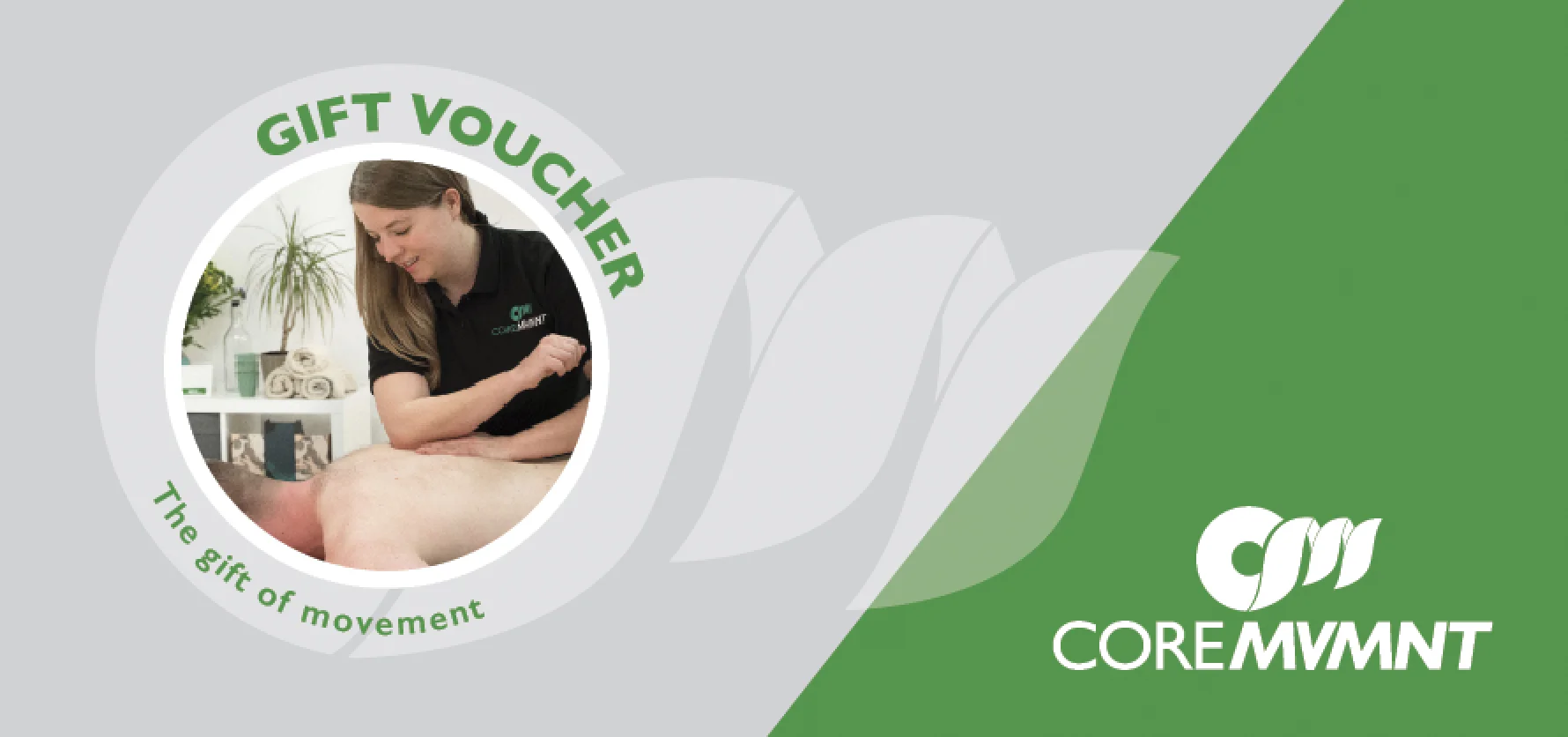 Gift Voucher Design for Core MVMNT