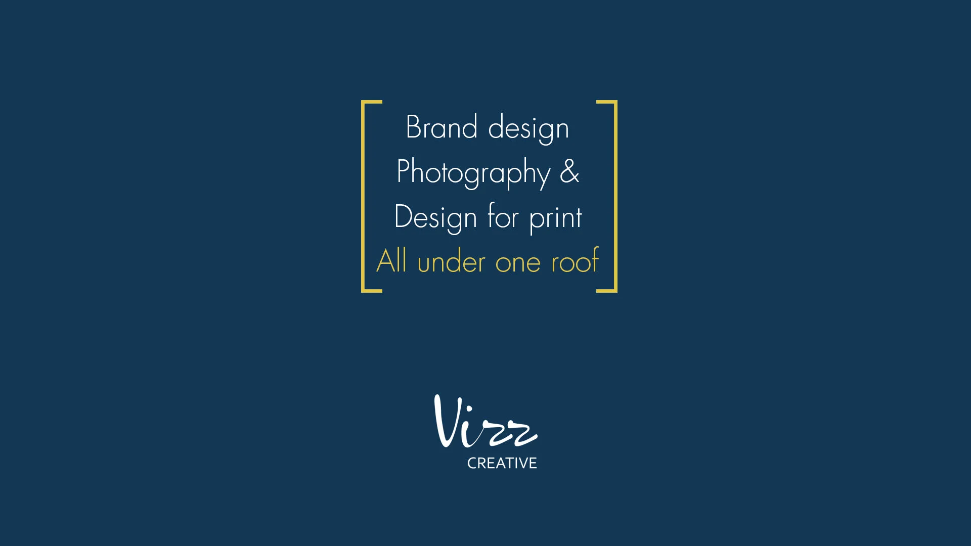 Branding, photography and design for print all under one roof