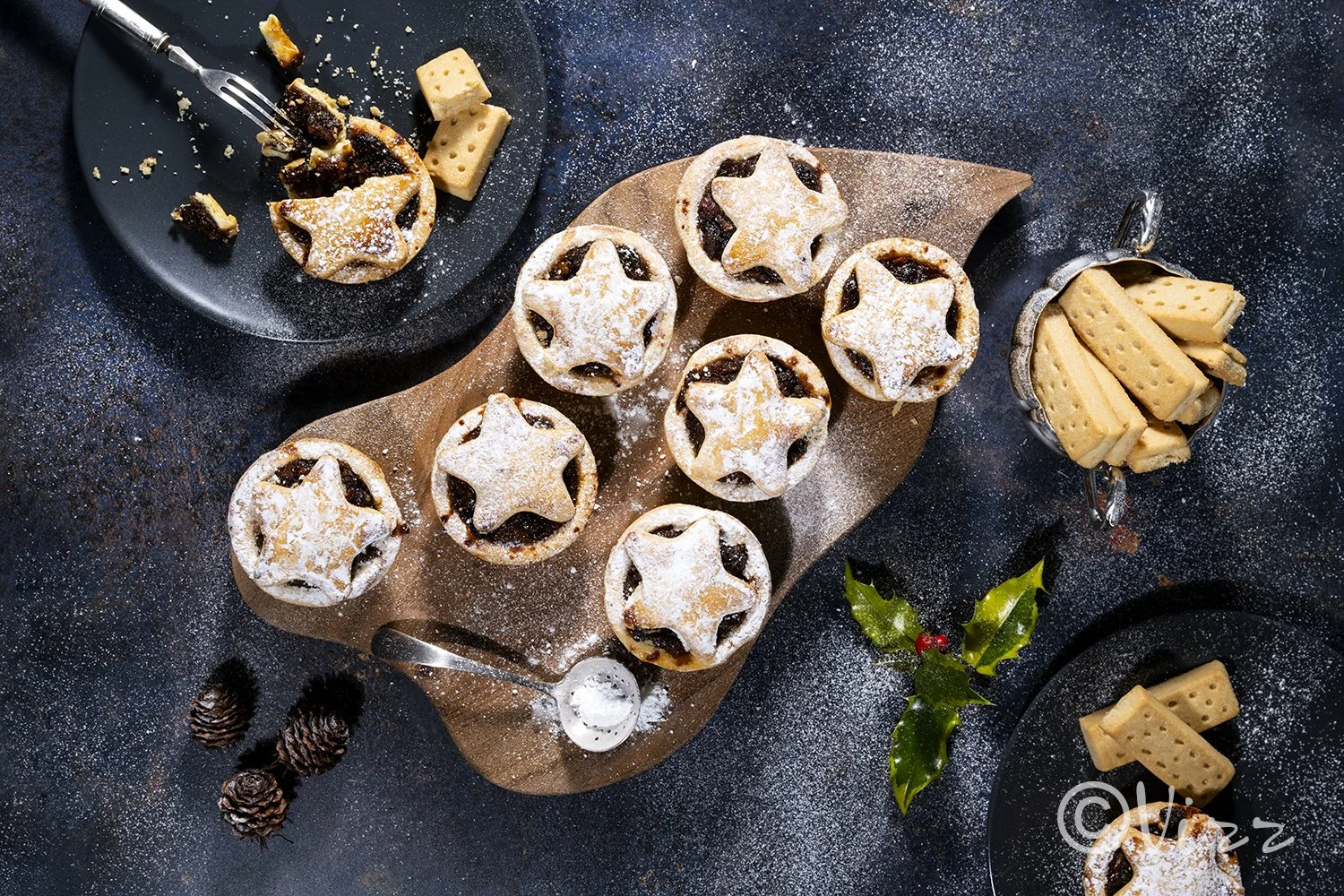 Christmas food Photography of mince pies in County Down NI