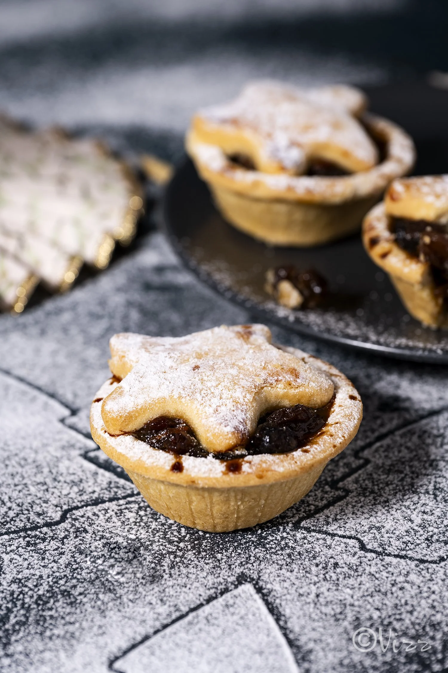Christmas food photography of Mice pies in Northern Ireland