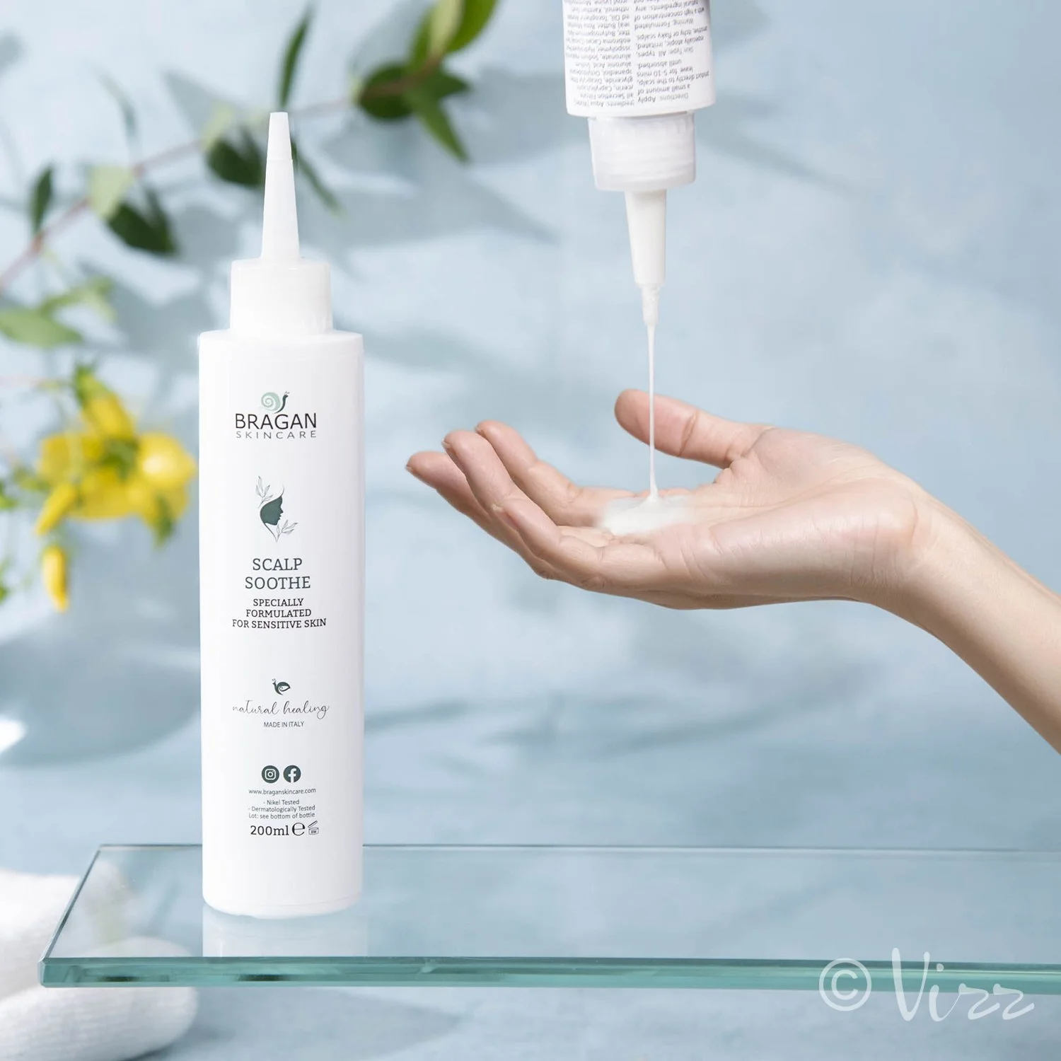 Product photography of Haircare by Vizz Creative
