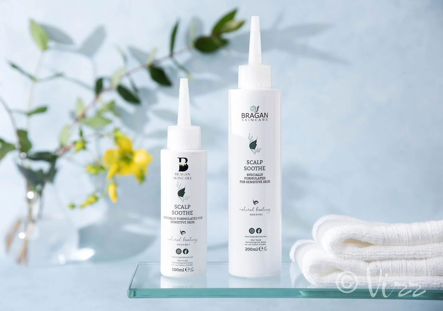 Product photography of Hair care by Vizz Creative
