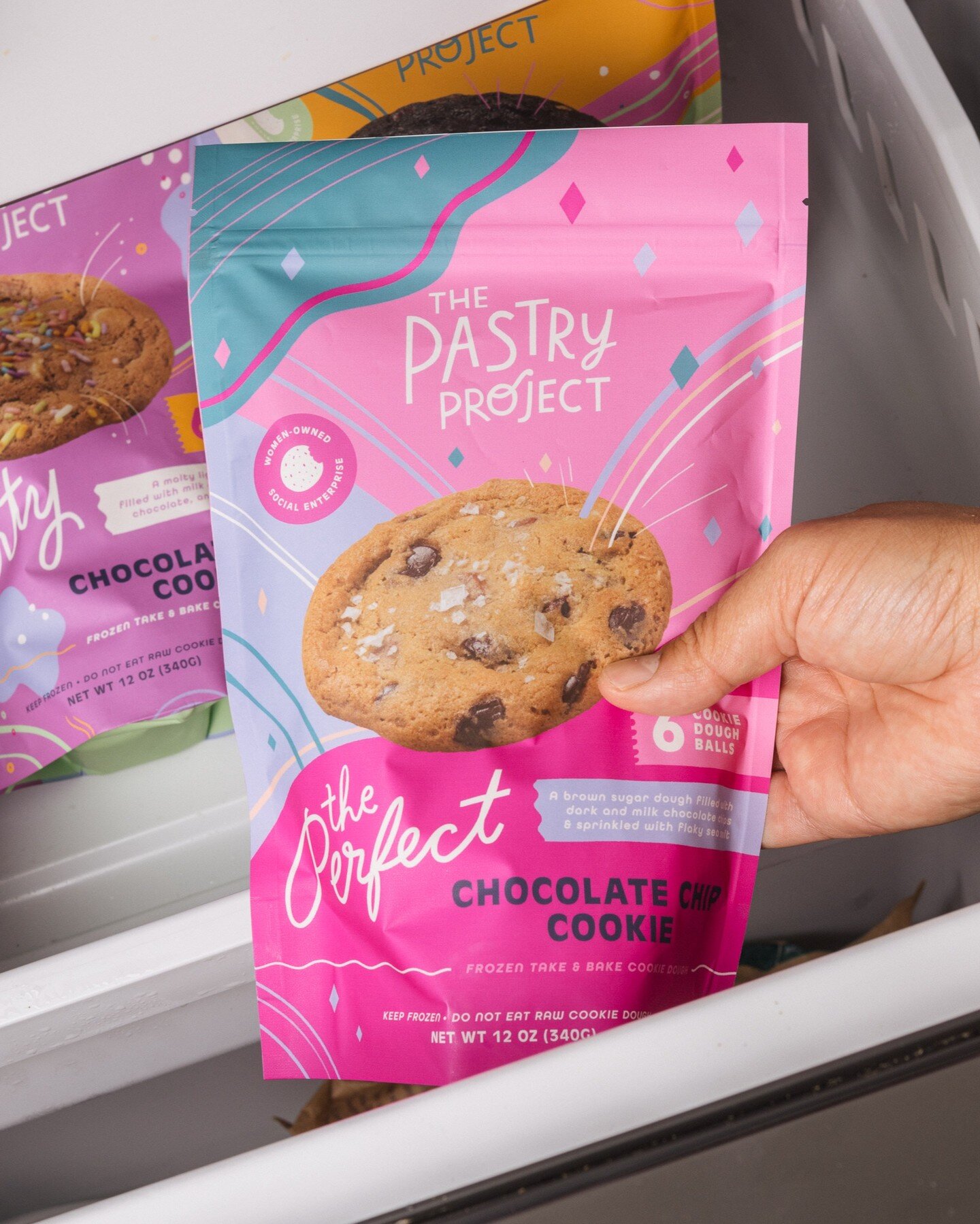 Ahhh! What a dream! So proud to share the joy in announcing @thepastryproject_'s newest launch of take &amp; bake cookie dough. Lots of work went into this and I am so proud to be a part of it all. Thank you for trusting me, Emily + Heather!! New sit