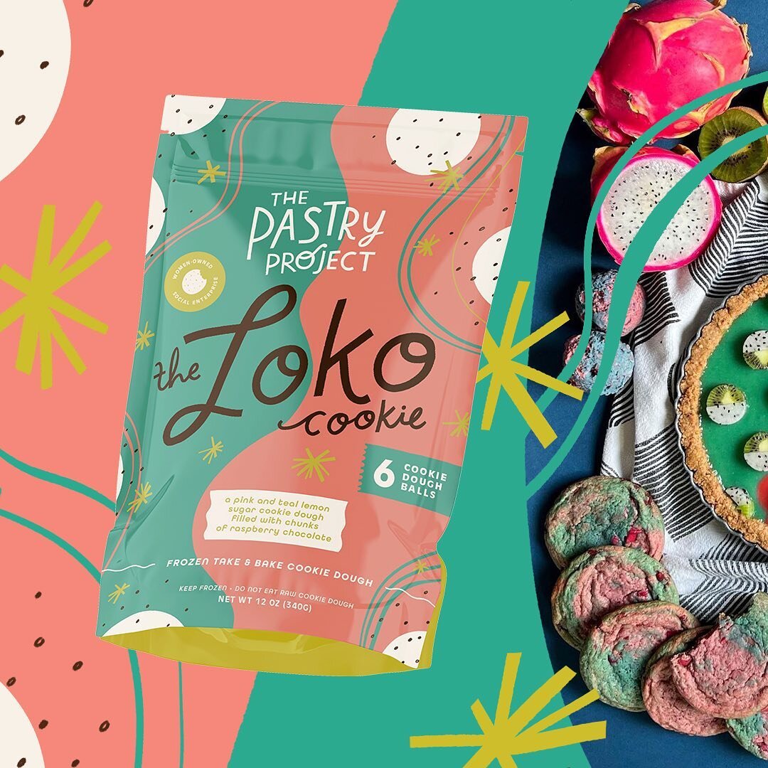 A delicious collab to rule them all! @lokokitchen&rsquo;s tart-inspired cookie from @thetakeandbakery is out! This packaging was so fun and I can&rsquo;t believe it&rsquo;s out in the world! Again, infinite thanks to @thepastryproject_  for putting s