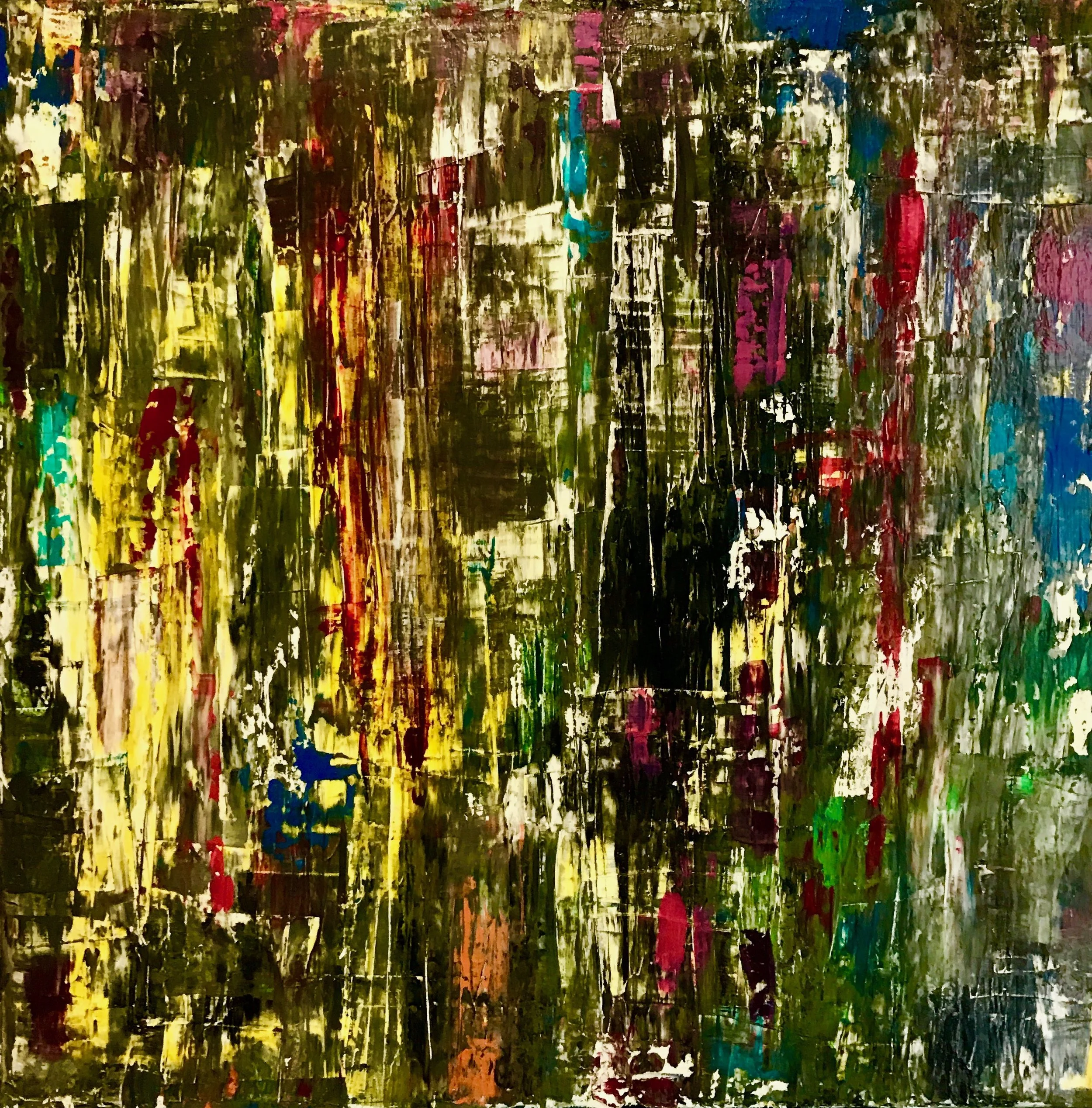 Maelstrom #2 | 48"W x 48"H | Mixed Medium on Canvas$2,300