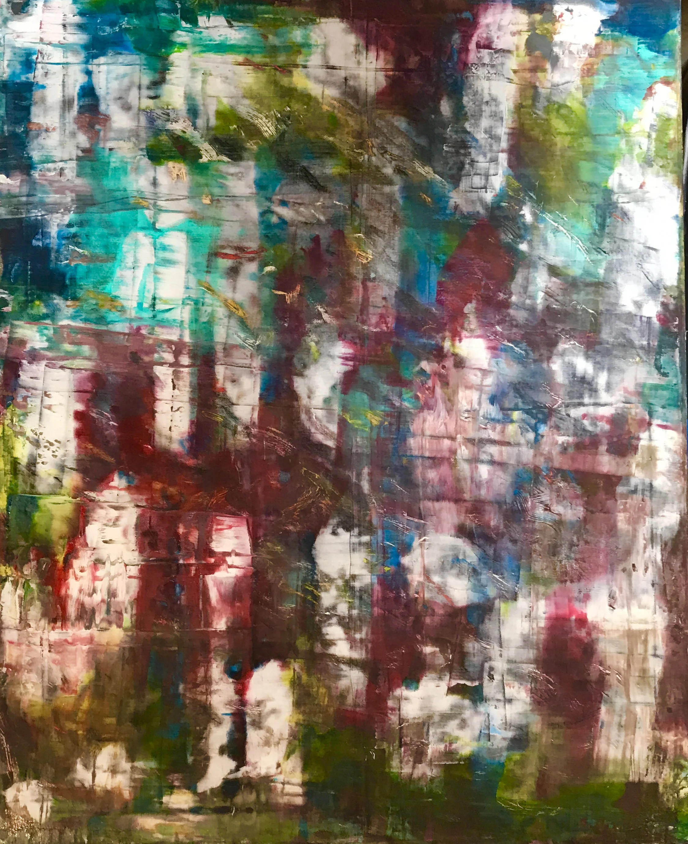 Maelstrom #5 | 36"W x 48"H | Mixed Medium on CanvasSOLD