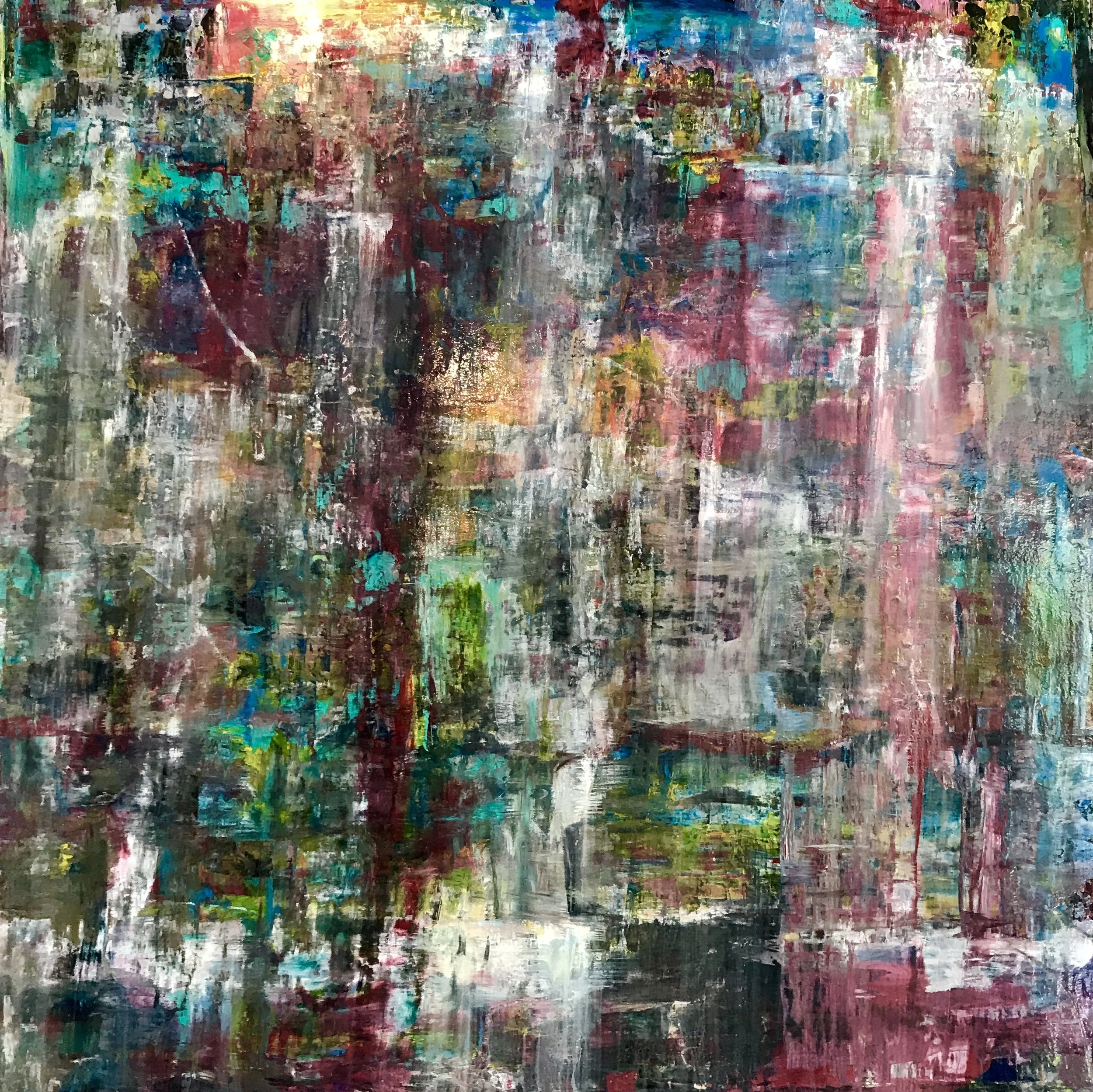 Maelstrom #9 | 48"W x 48"H | Mixed Medium on CanvasSOLD