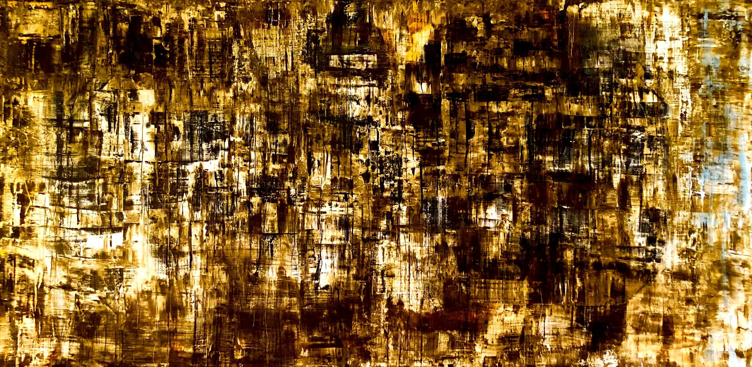 Mexico City | 72"W x 48"H | Mixed Medium on Canvas$3,495