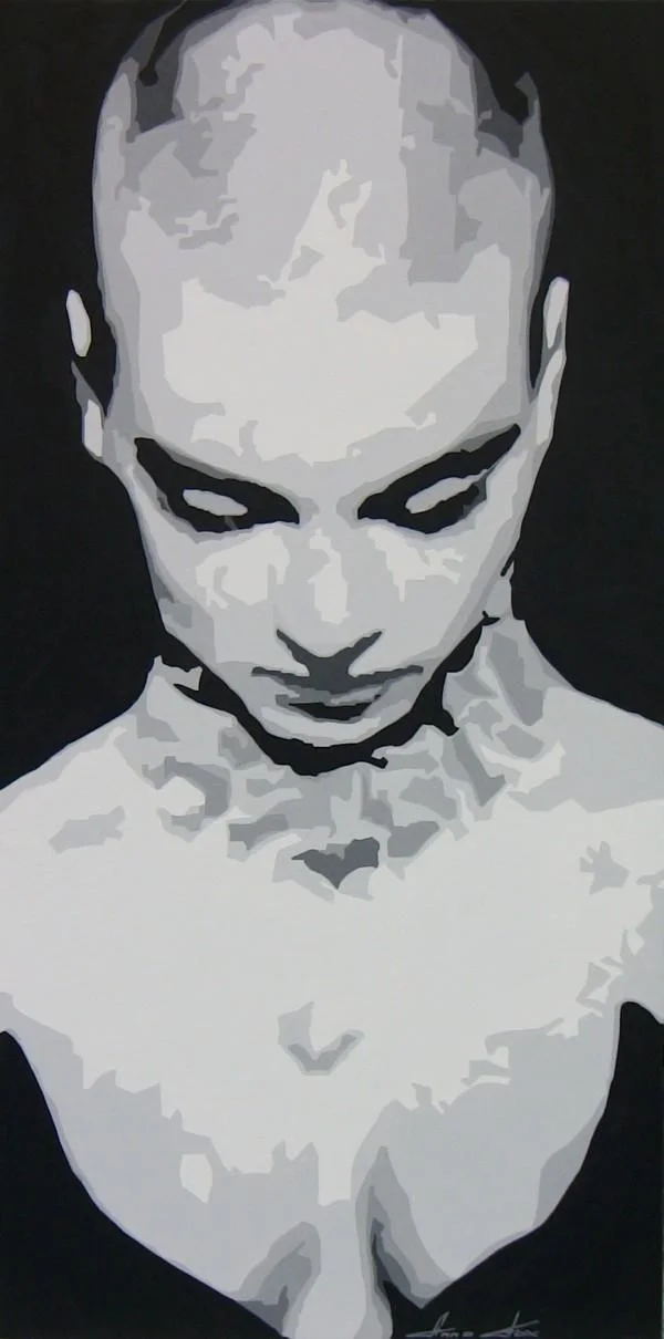 Sold my Painting of Sinead O'Connor at the Charity Gala "I Love Freedom - I Love Ukraine"