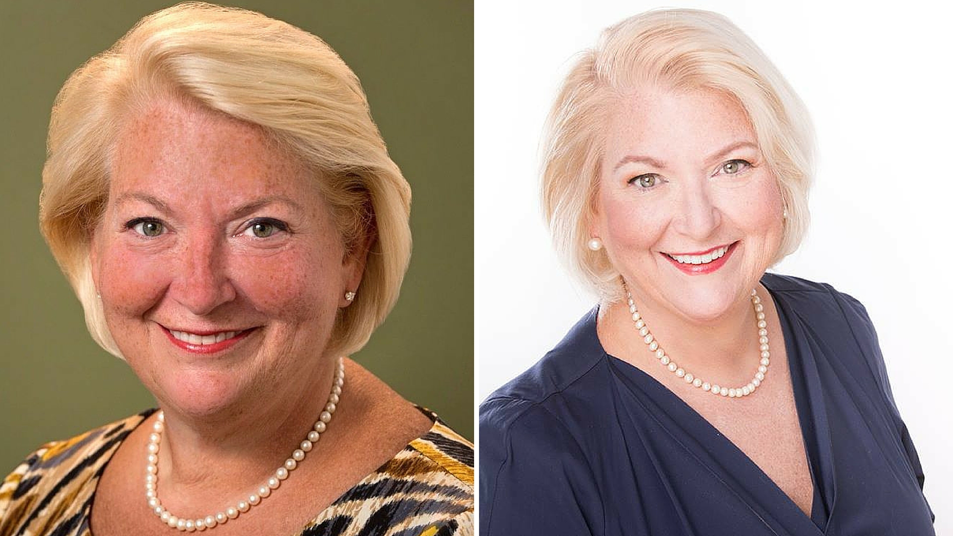  Which headshot does a better job "selling" her professionalism and expertise as a Realtor?