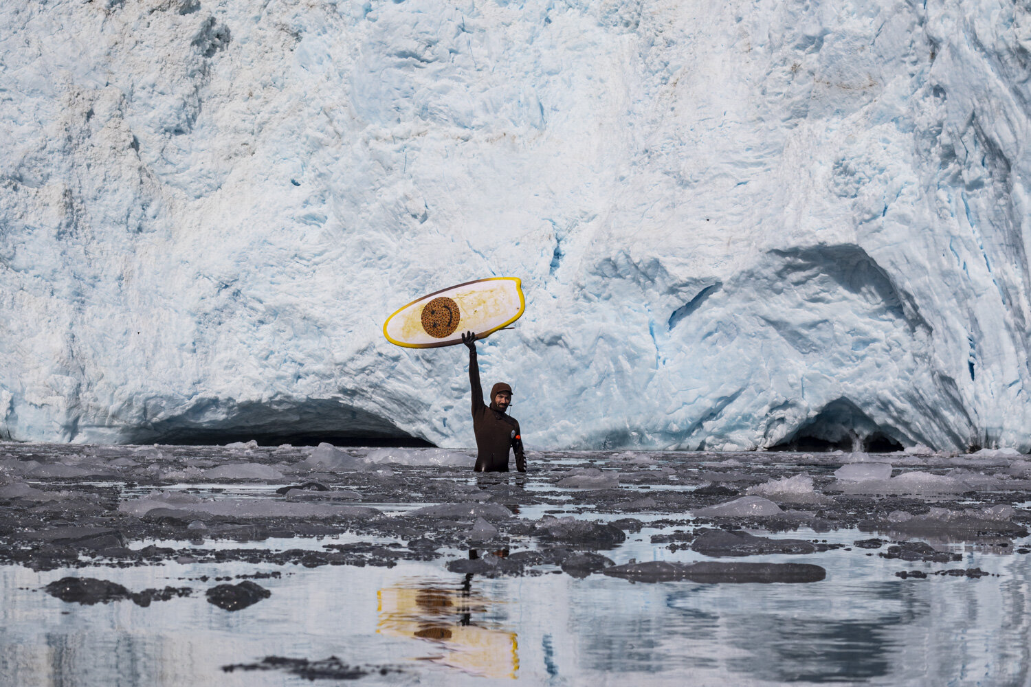 Dylan Graves, Glacier Surfing, Alaska