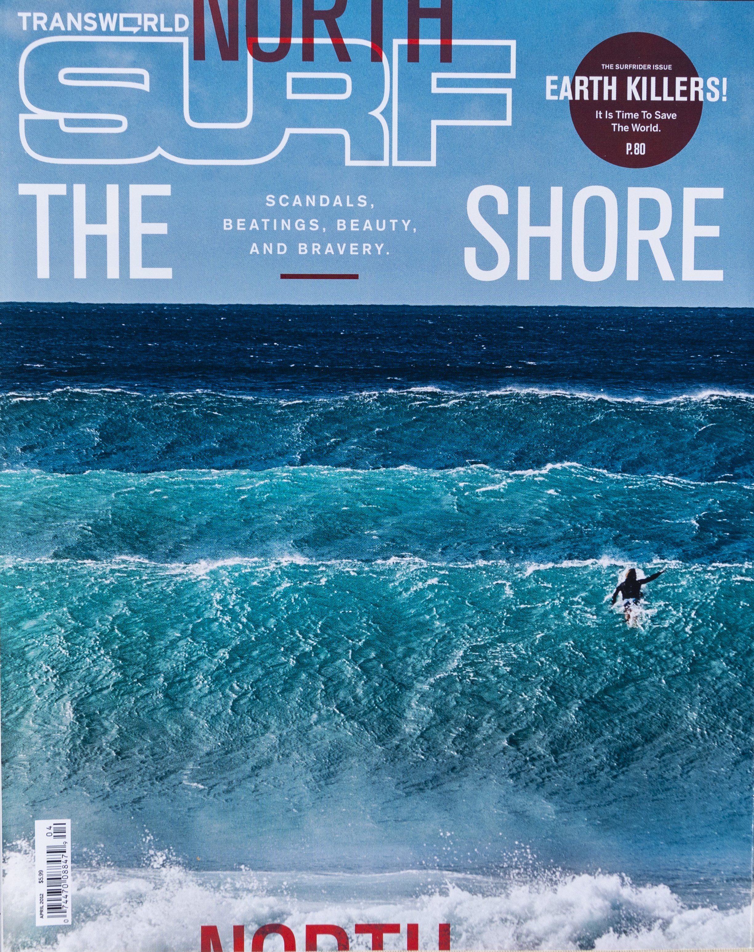TransWorld SURF Cover, April 2012