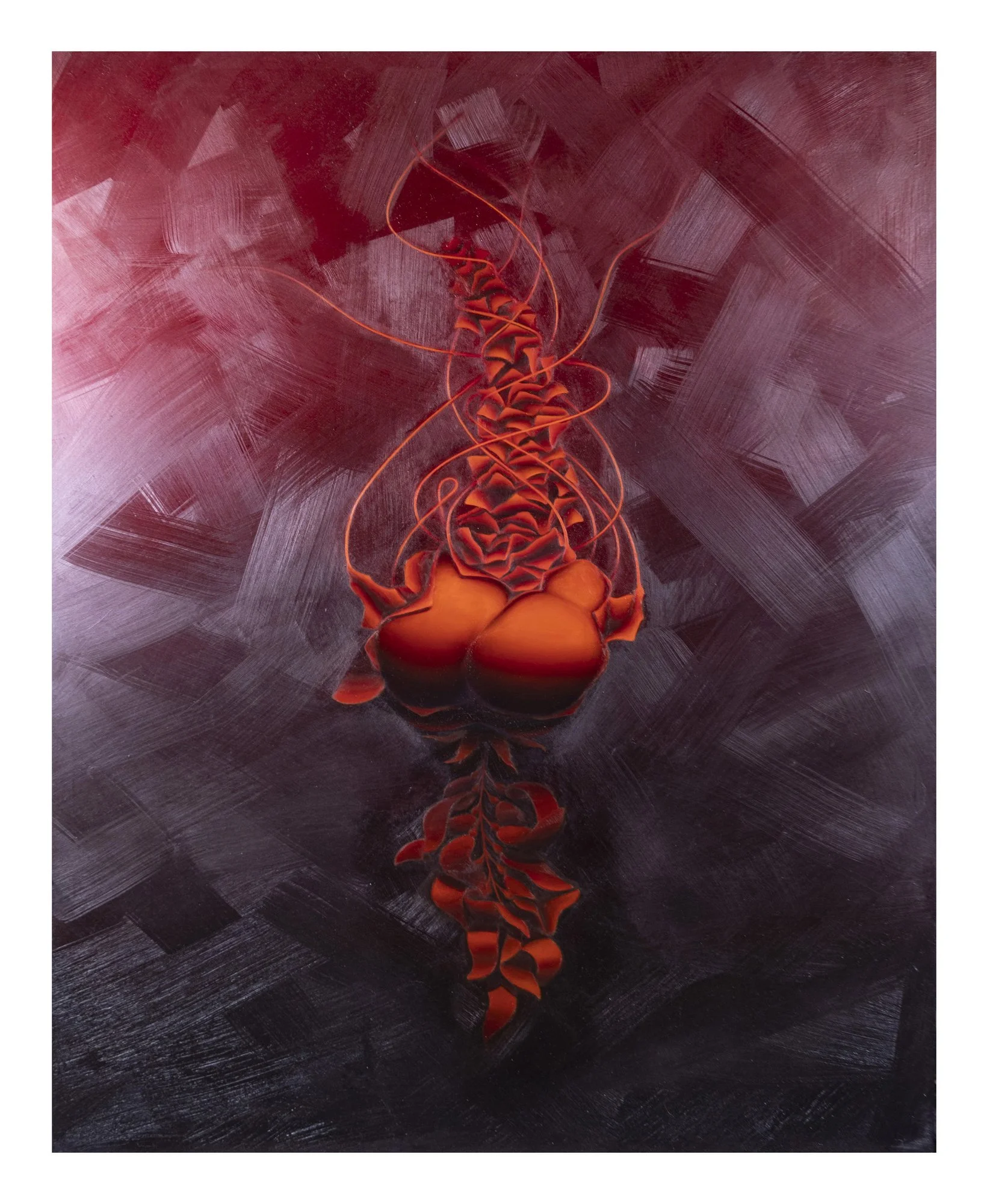 "Medusa Rosa", 60" x 48", oil on canvas