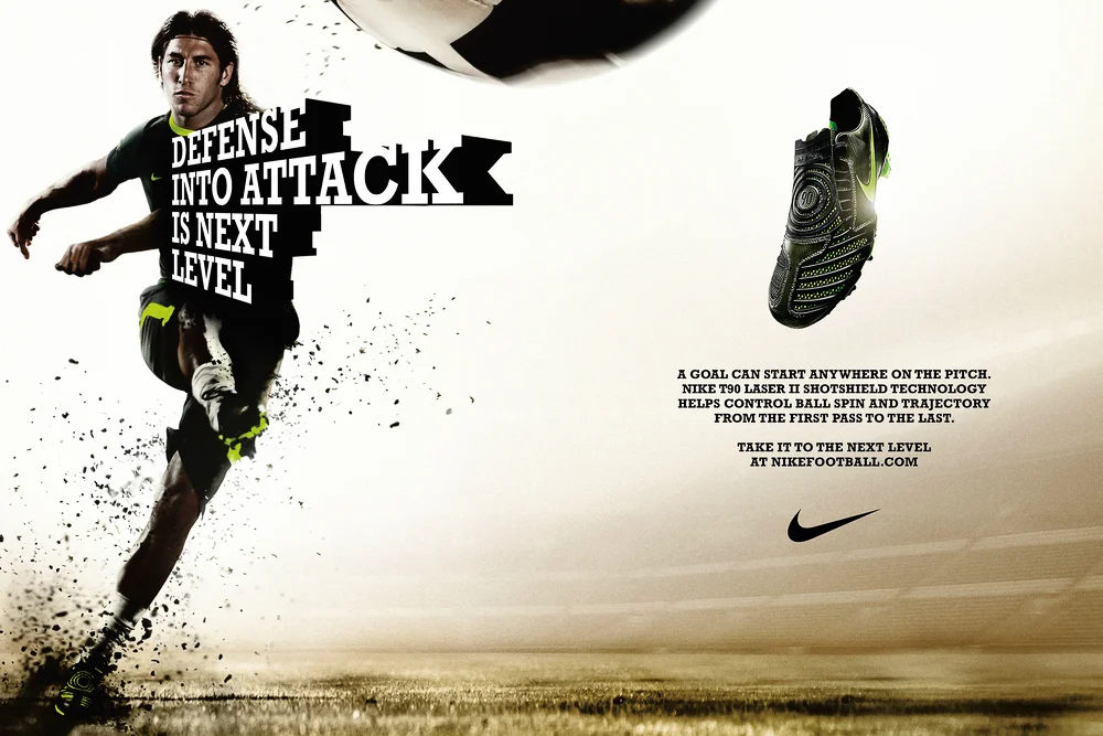 nike football poster