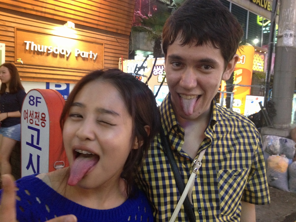 Tongues out